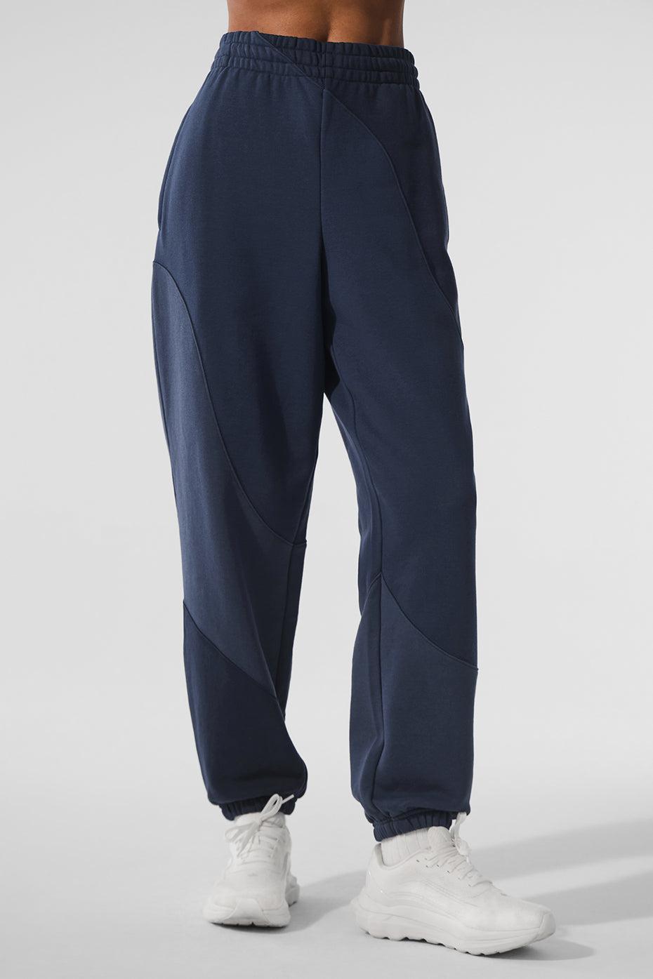 Alo Yoga | Make Waves Sweatpant Blue, Size: XL WOMEN/L MEN Product Image