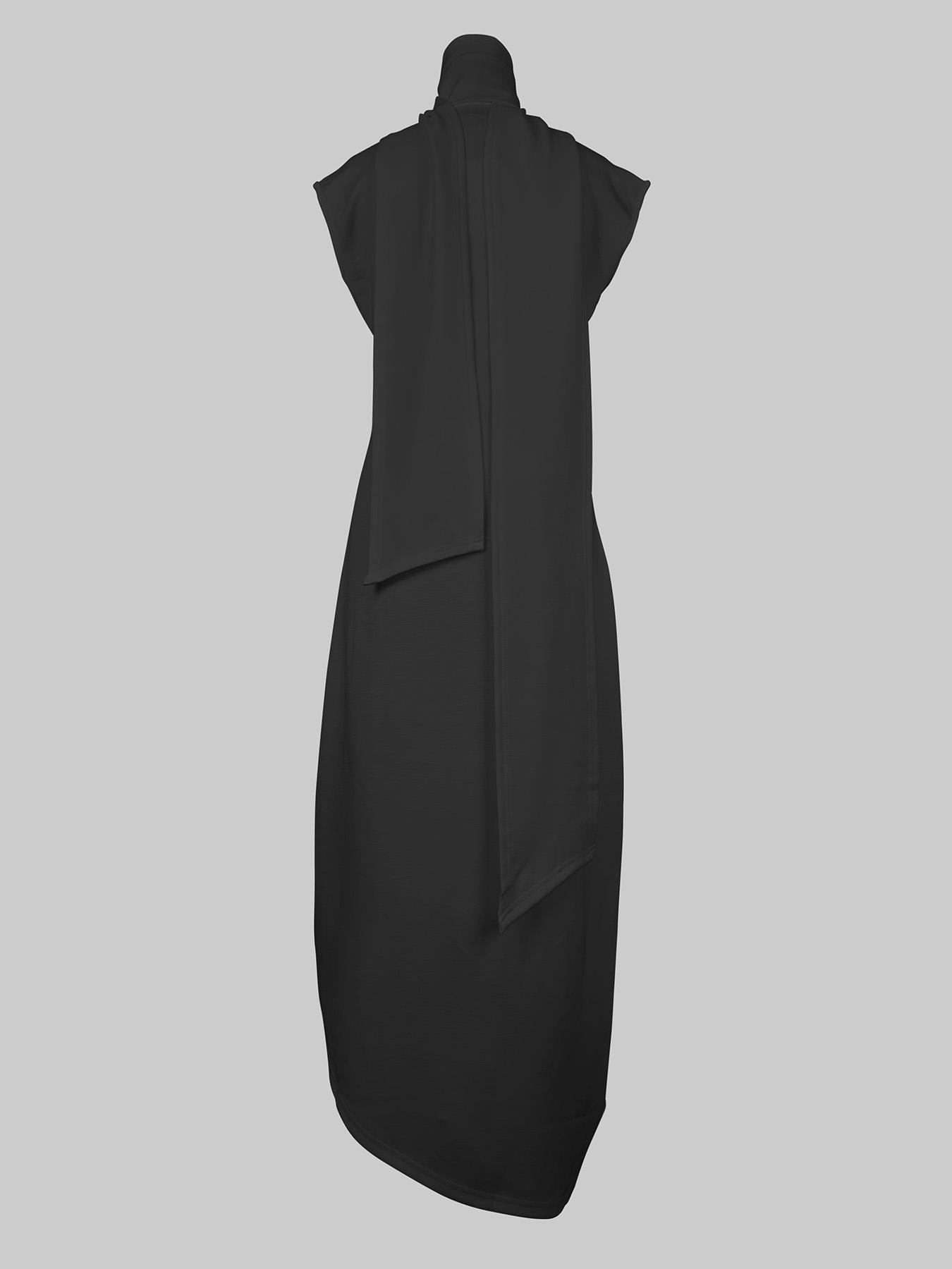 Loose Sleeveless Solid Color Split-side Shawl Collar Maxi Dresses Product Image