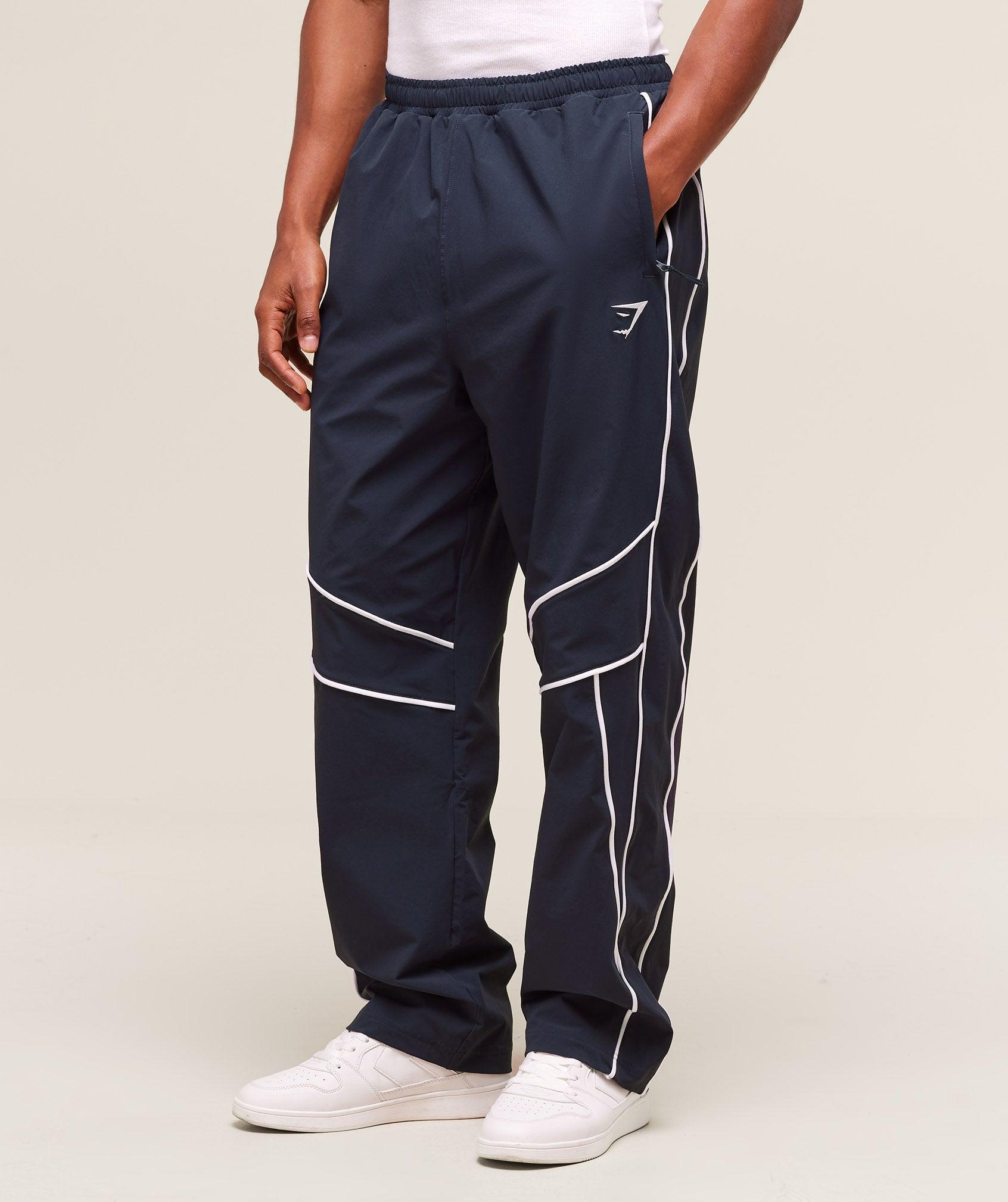 Retro Crinkle Track Pants Product Image