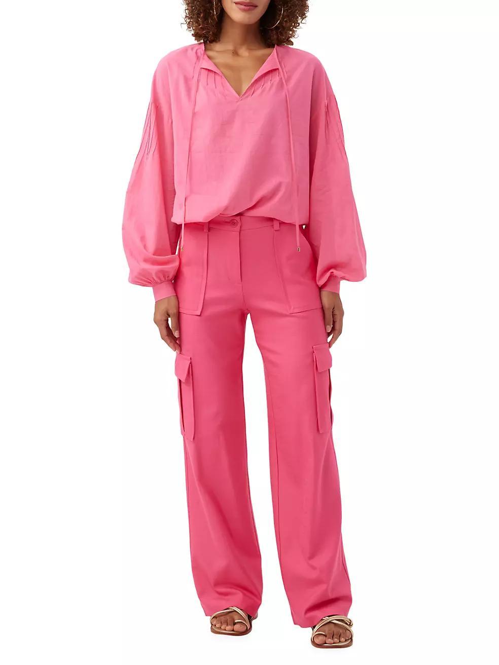 Cape Coral Cotton Peasant Top Product Image
