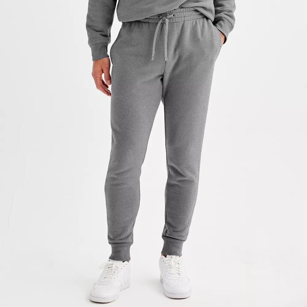 Men's Tek Gear® Ultra Soft Fleece Midweight Joggers, Size: XL, Light Gray Product Image