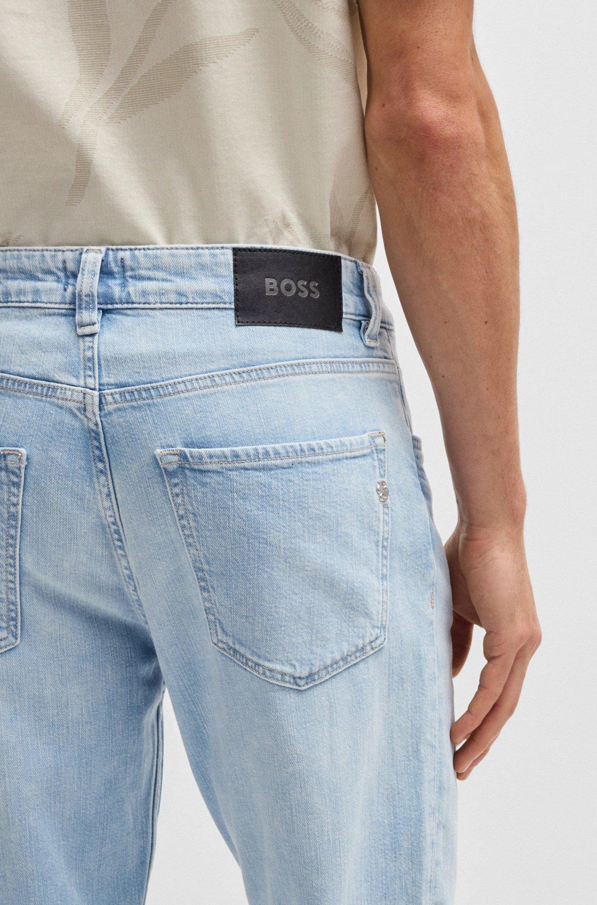 Maine regular-fit jeans in blue mechanical-stretch denim Product Image