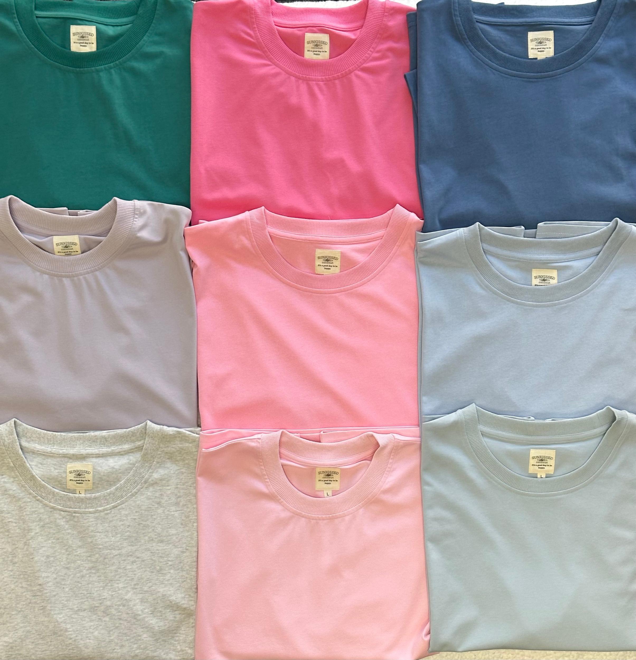 Hamptons Blue Basic Blank Tee Product Image