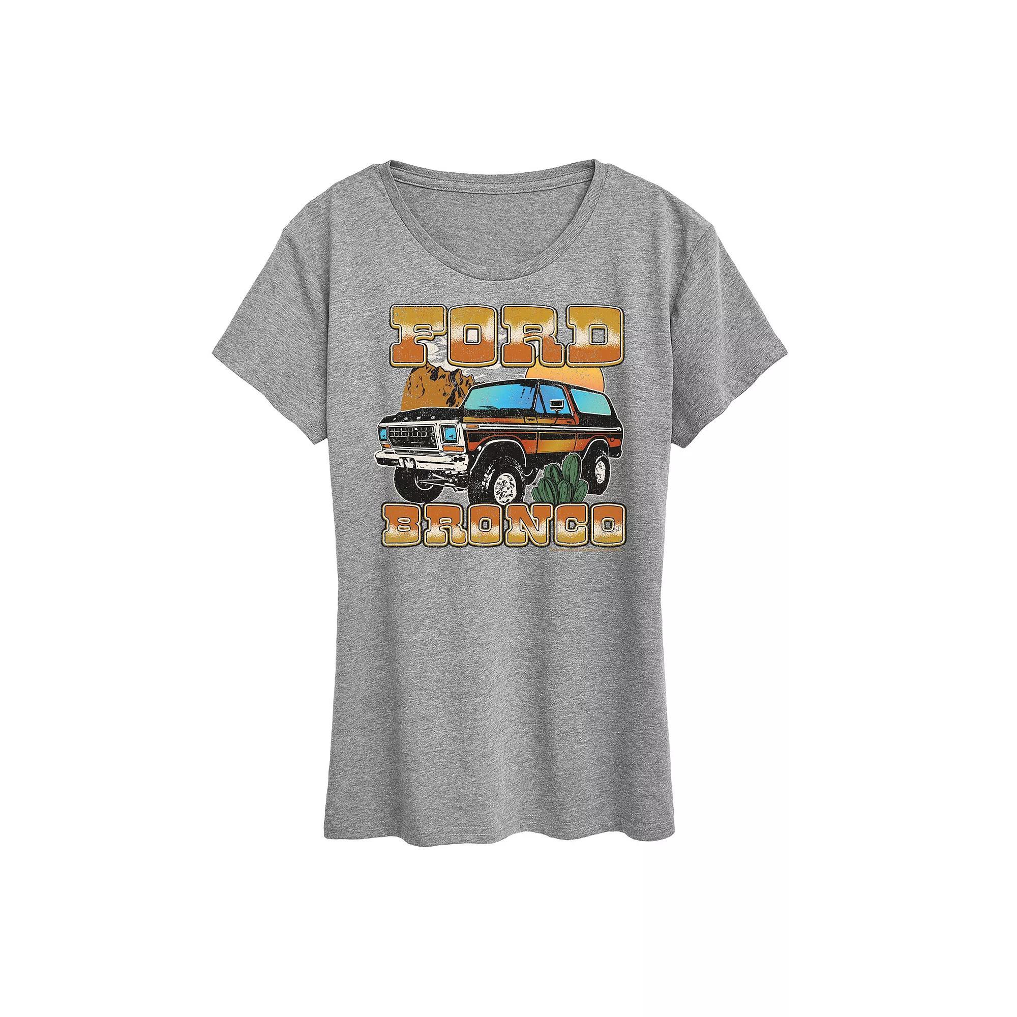 Womens Ford Vintage Bronco Desert Graphic Tee Product Image