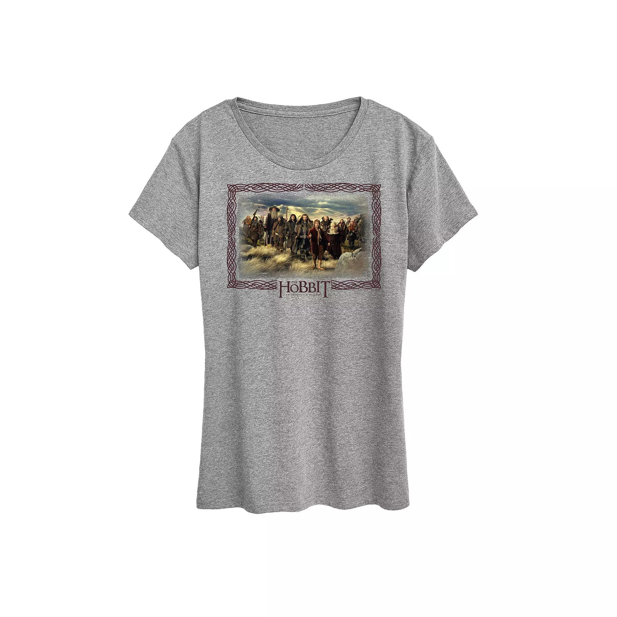 Womens The Hobbit Group Graphic Tee Product Image