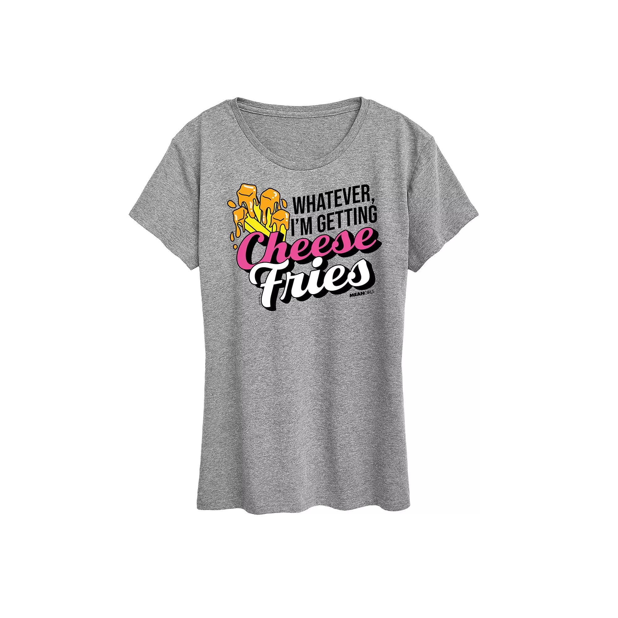 Womens Mean Girls Cheese Fries Graphic Tee Product Image