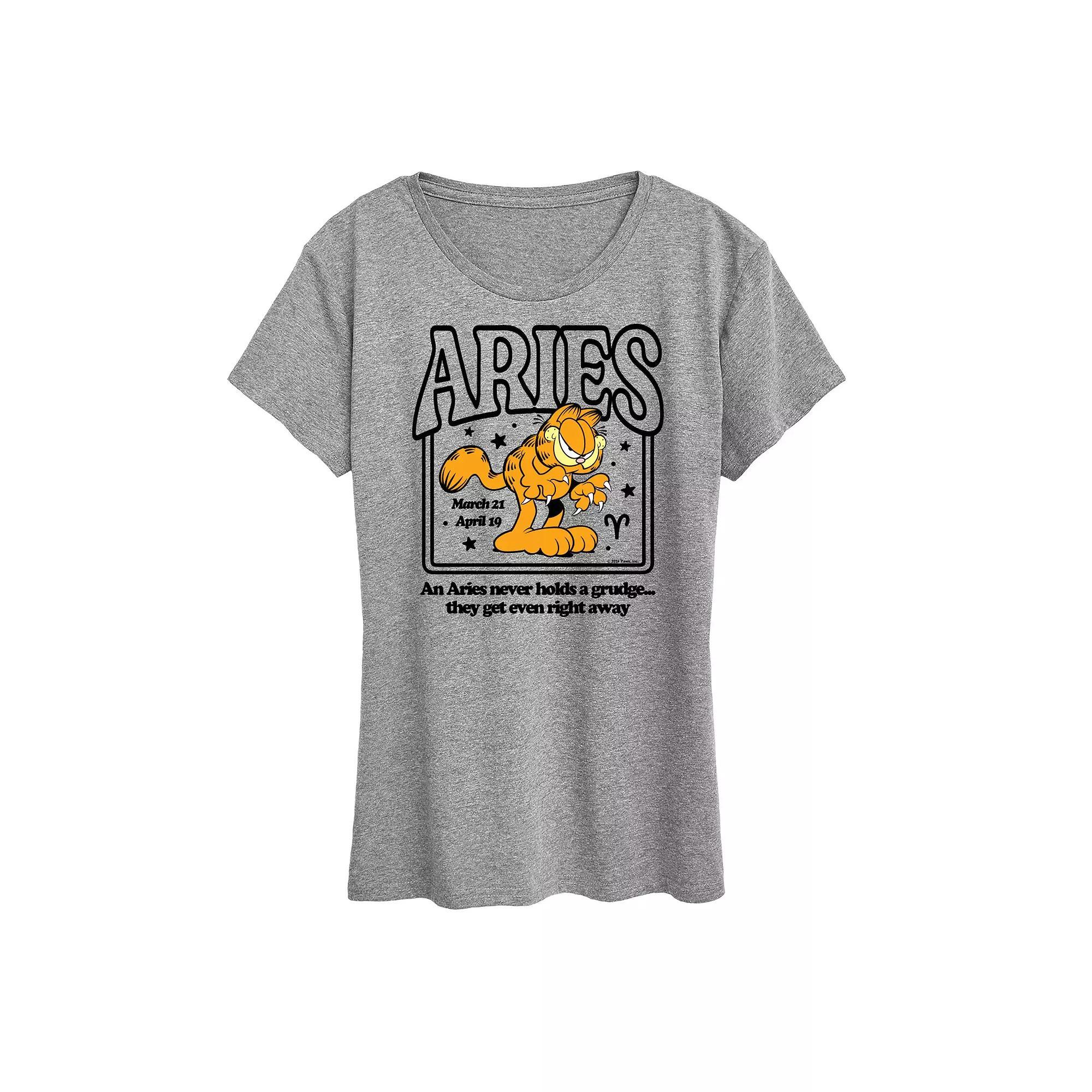 Womens Garfield Aries Graphic Tee Product Image