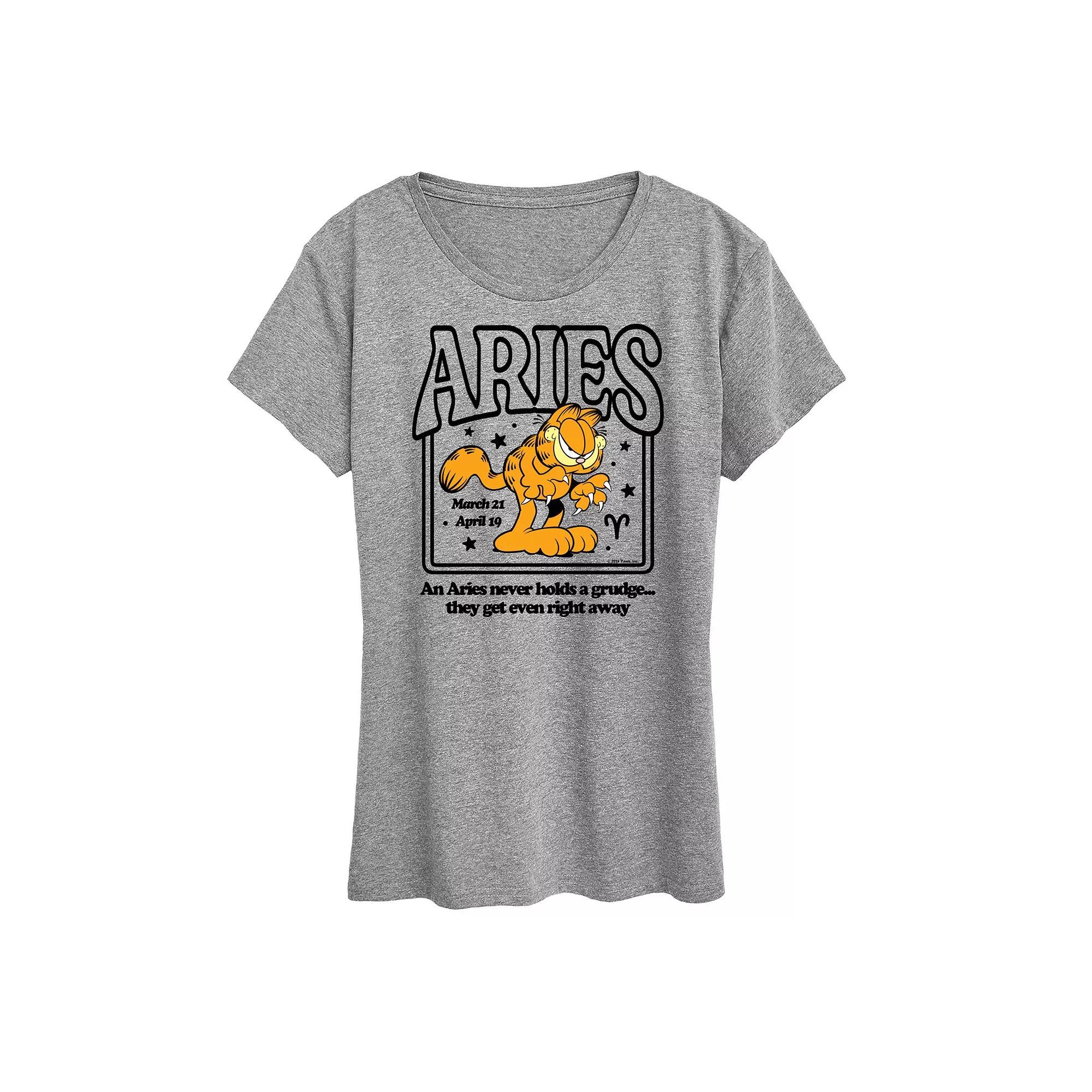 Womens Garfield Aries Graphic Tee Product Image