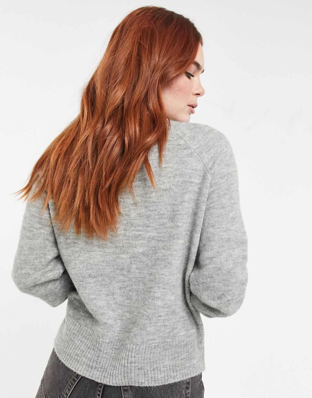 Only knitted polo sweater Product Image