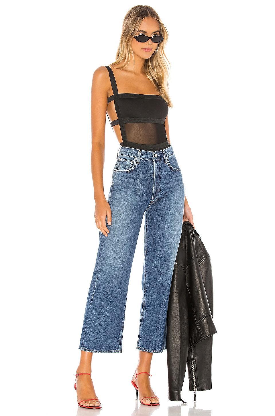 Camille Strappy Back Bodysuit superdown Product Image