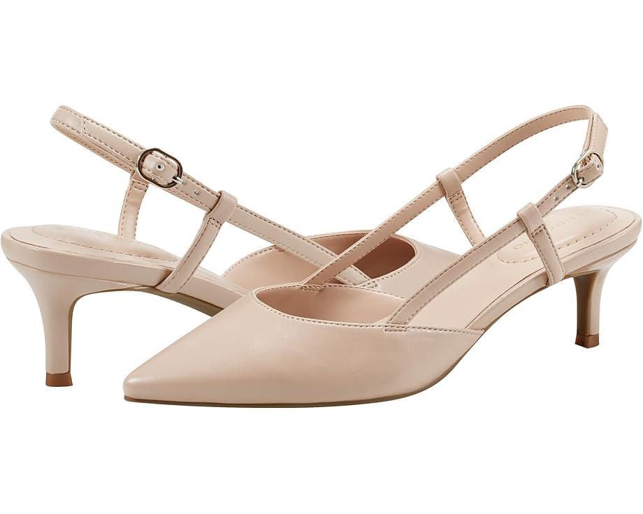 Khloe Pointed Toe Slingback Kitten Heel Product Image