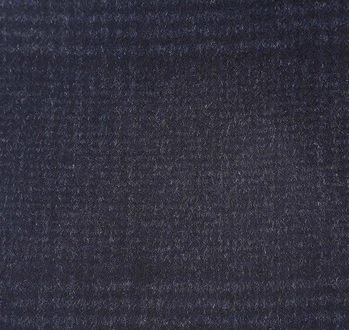 English Laundry Blue Tone-on-tone Glen Plaid Slim Fit Wool Blend Short Coat with Detachable Full Zipper Product Image