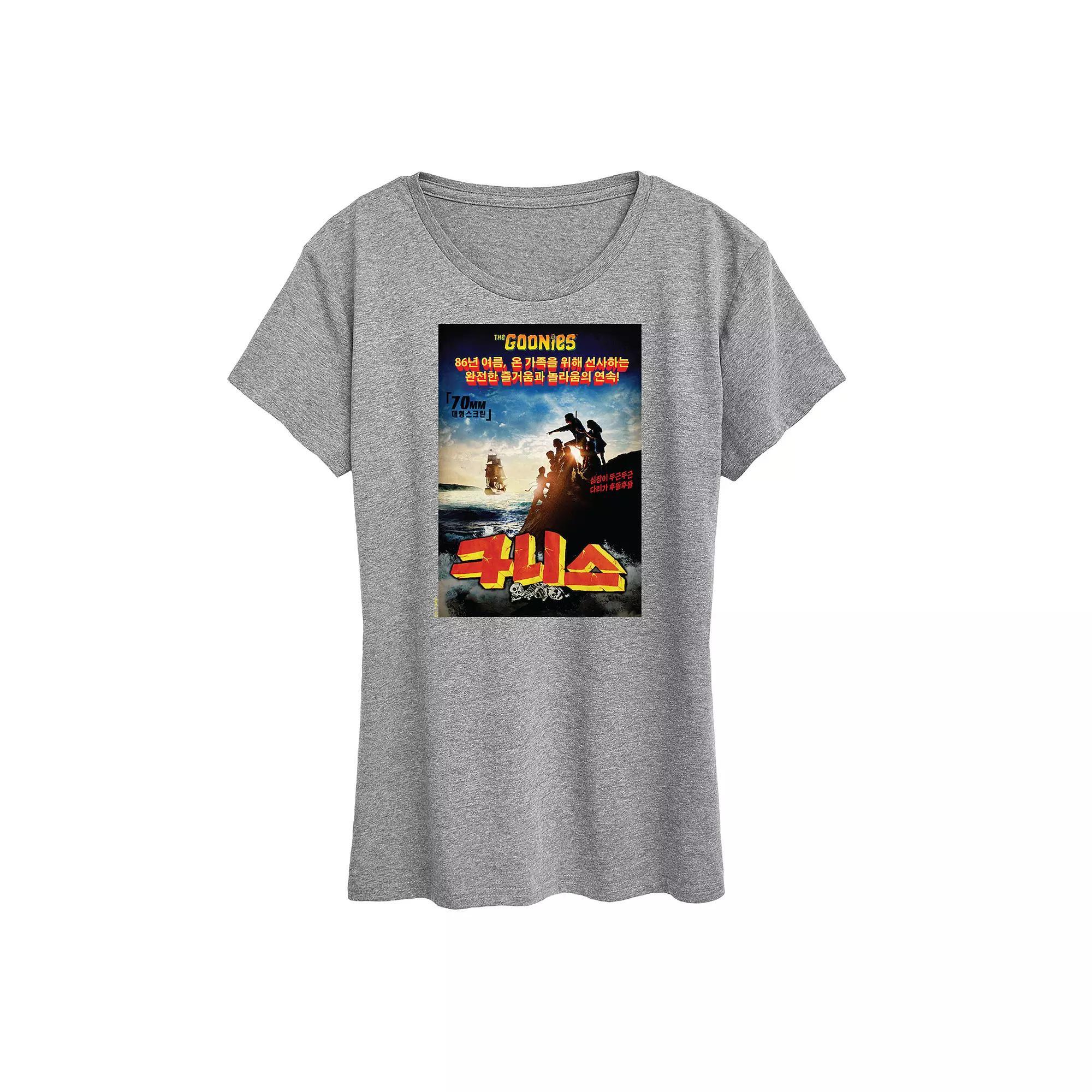 Womens The Goonies Korean Poster Graphic Tee Product Image