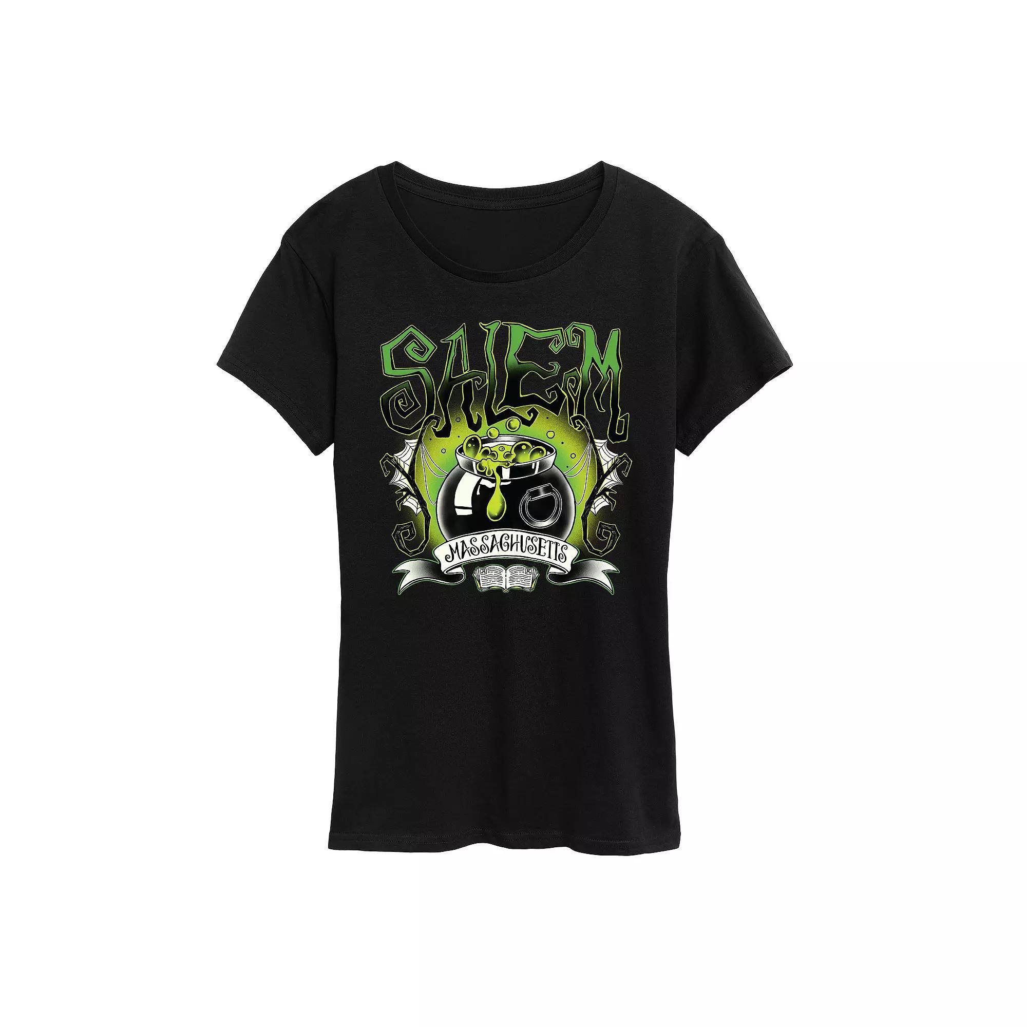 Womens Salem Witchy Collegiate Graphic Tee Product Image