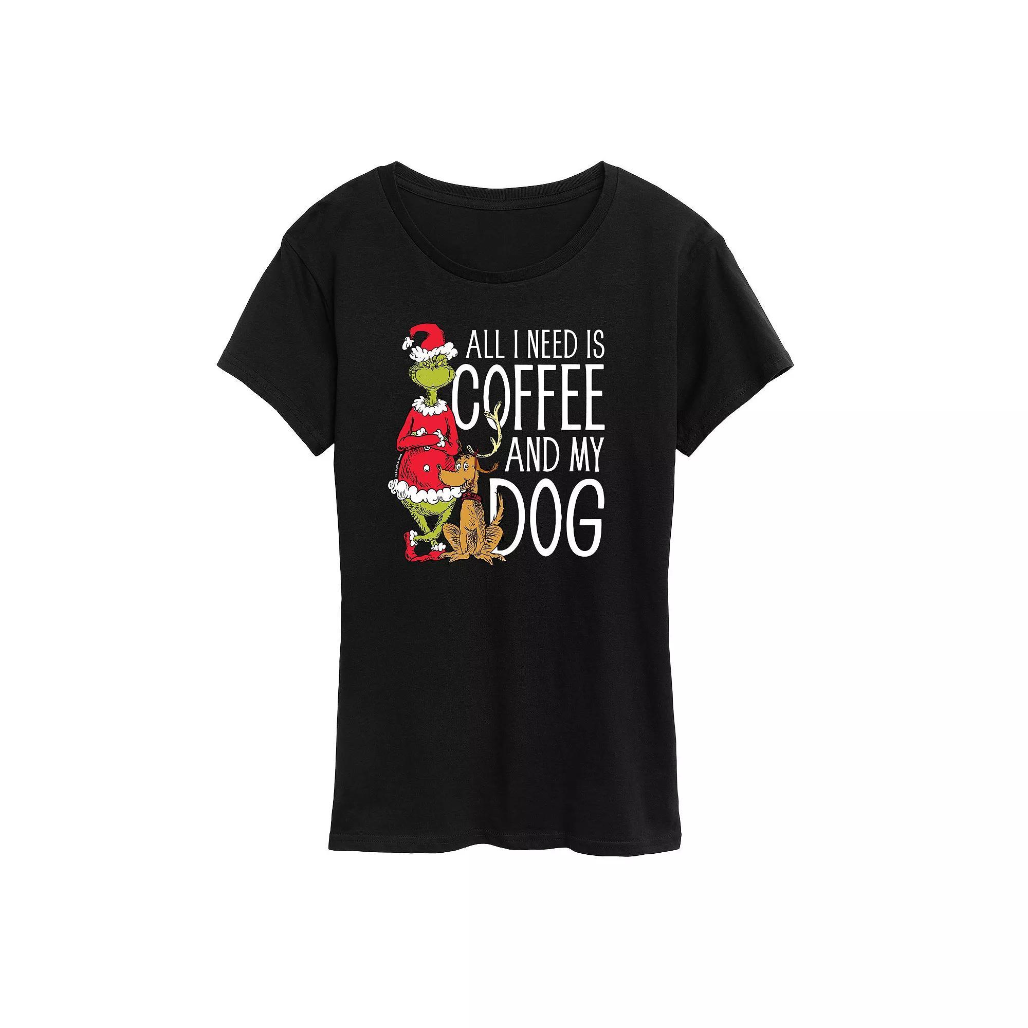 Disney's Minnie Mouse Women's "Candy Cane Cutie" Christmas Graphic Tee, Girl's, Size: XL, Black Product Image
