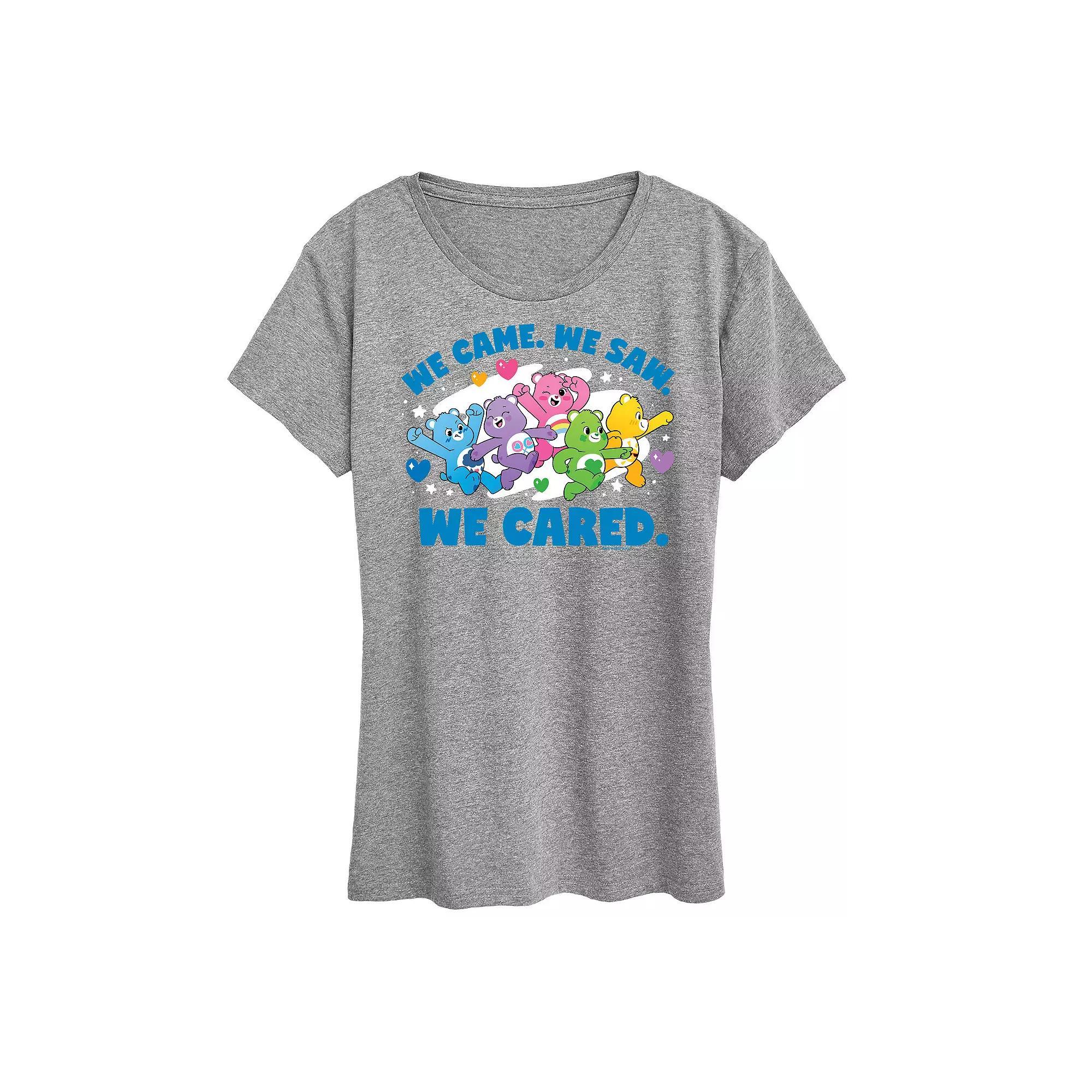 Womens Great Britain Flag Graphic Tee Grey Royal Blue Product Image