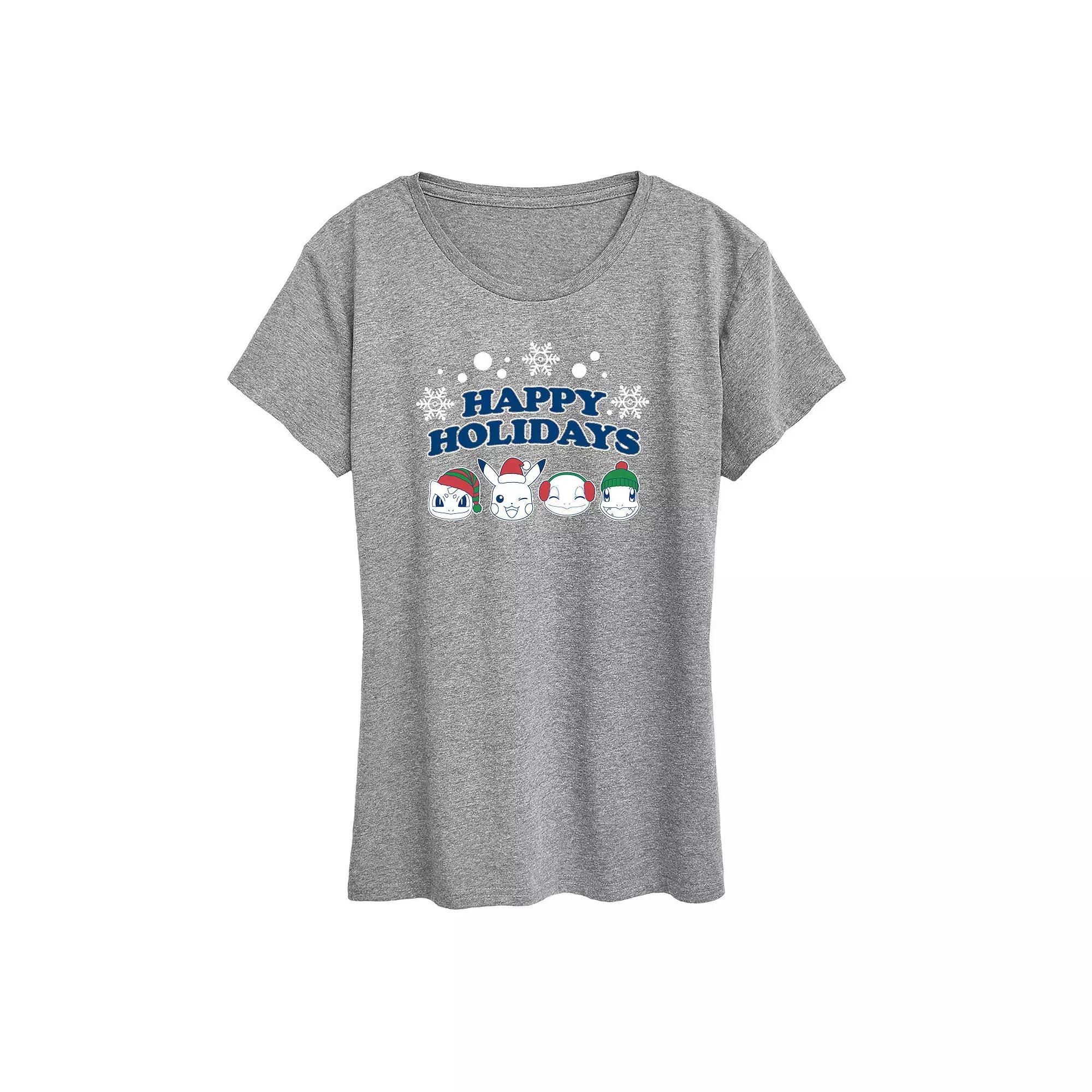 Womens Peanuts Snoopy Pastel Heart Graphic Tee, Girls Grey Royal Blue Product Image