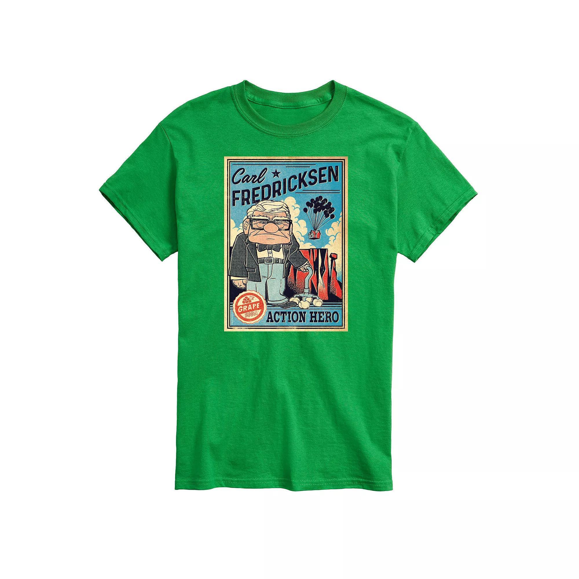 Disney / Pixar's UP Big & Tall Carl Graphic Tee, Men's, Size: 4XB, White Product Image