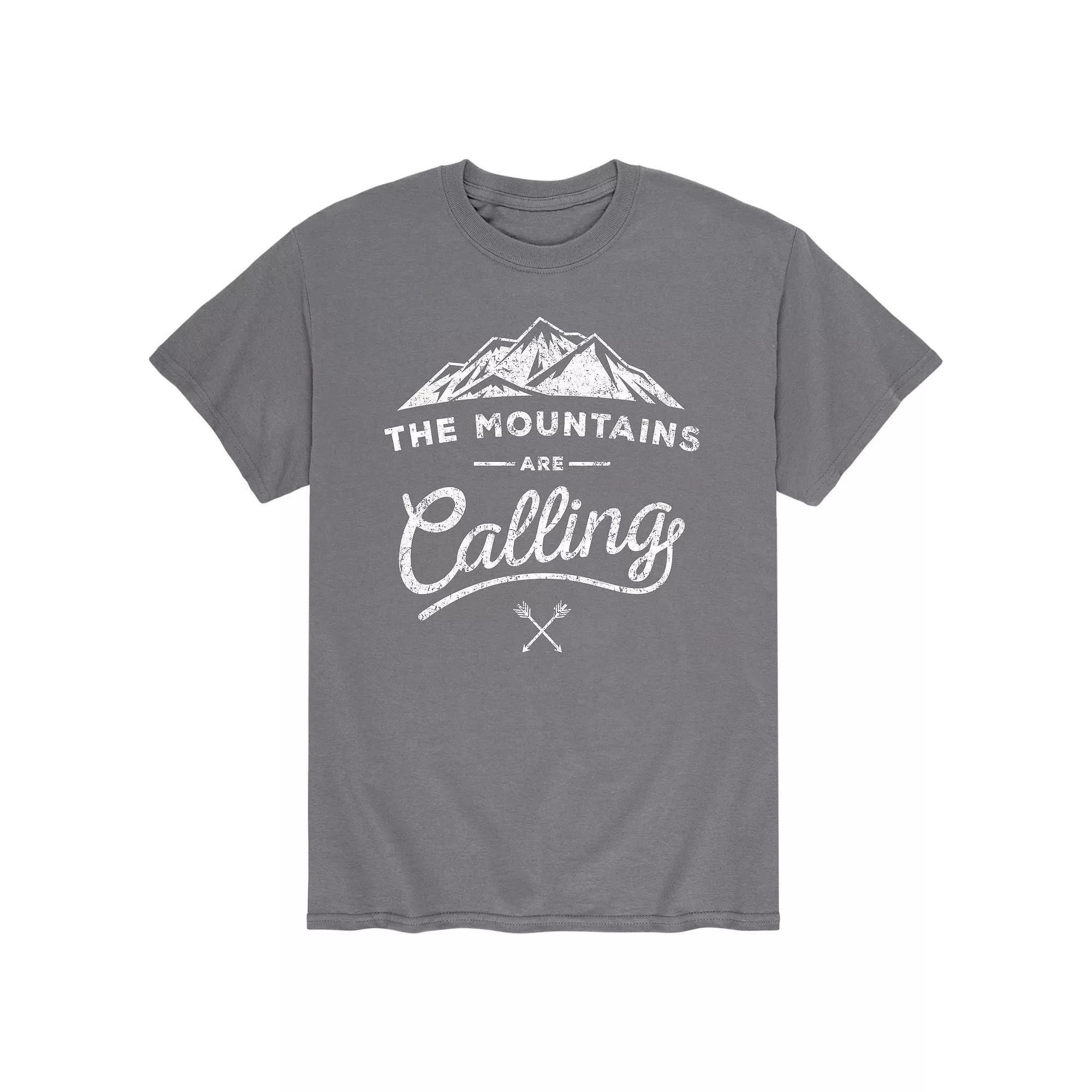 Mens Mounatins Are Calling Tee Product Image
