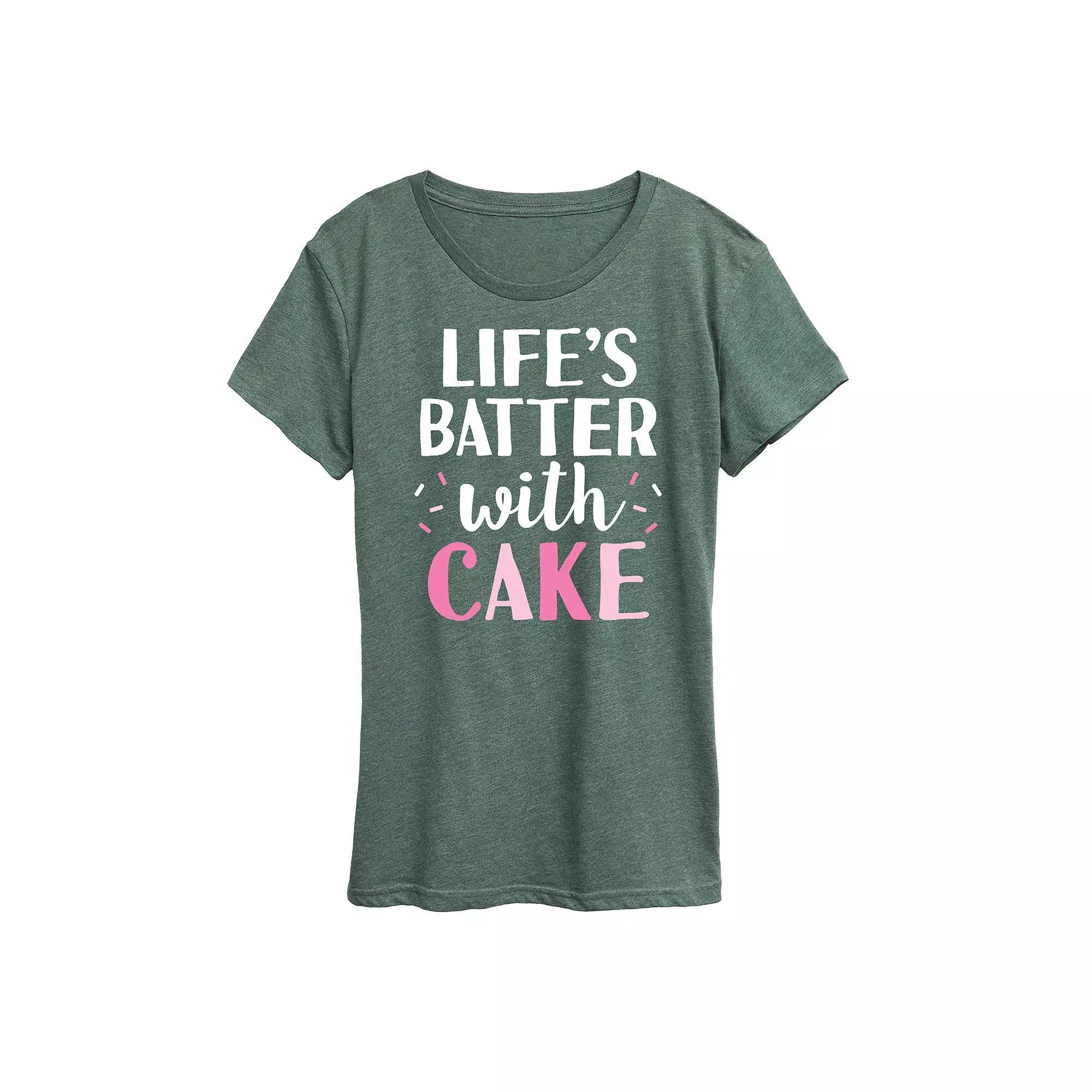 Womens I Do Always Burst Out Into Song Graphic Tee Grey Royal Blue Product Image