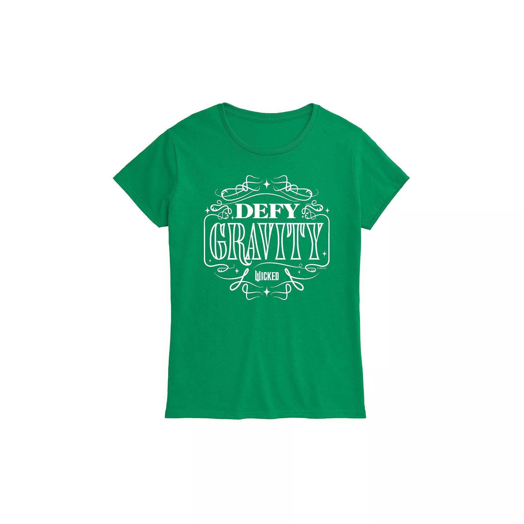 Women's Wicked Defy Gravity Tee, Size: Small, Green Product Image