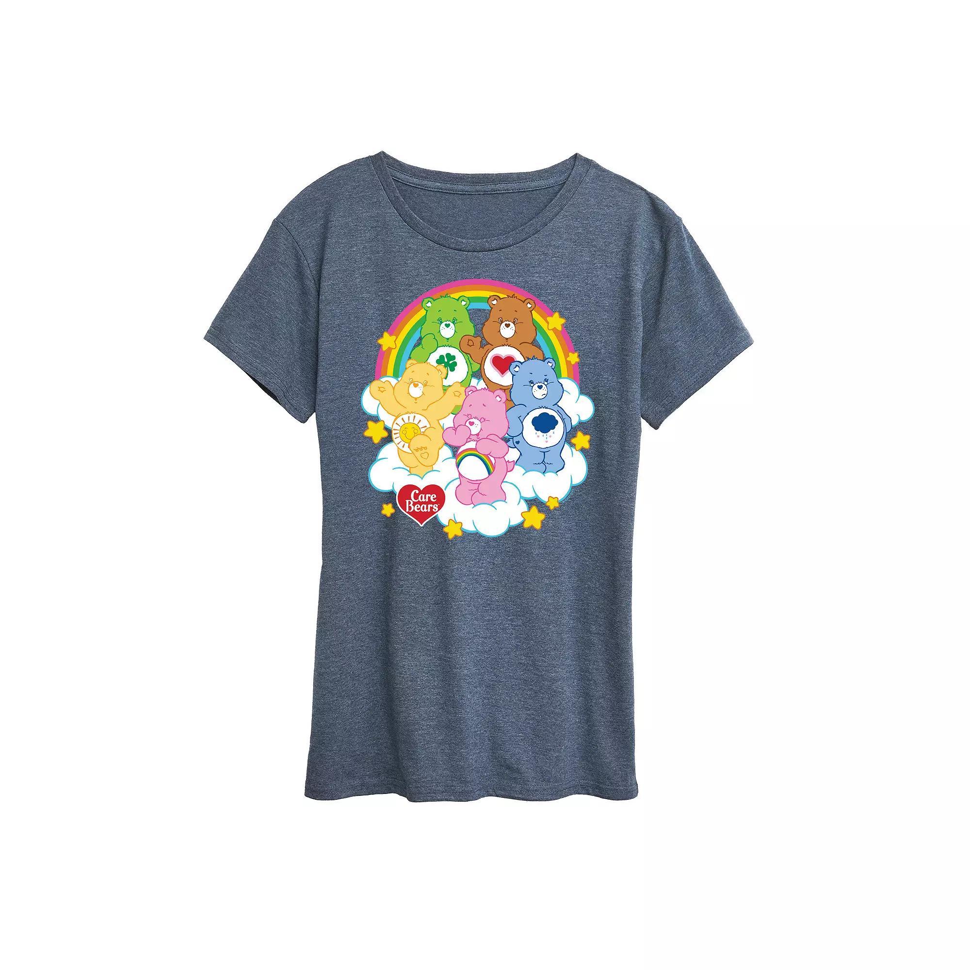 Womens Care Bears Group On Clouds Graphic Tee, Girls Product Image