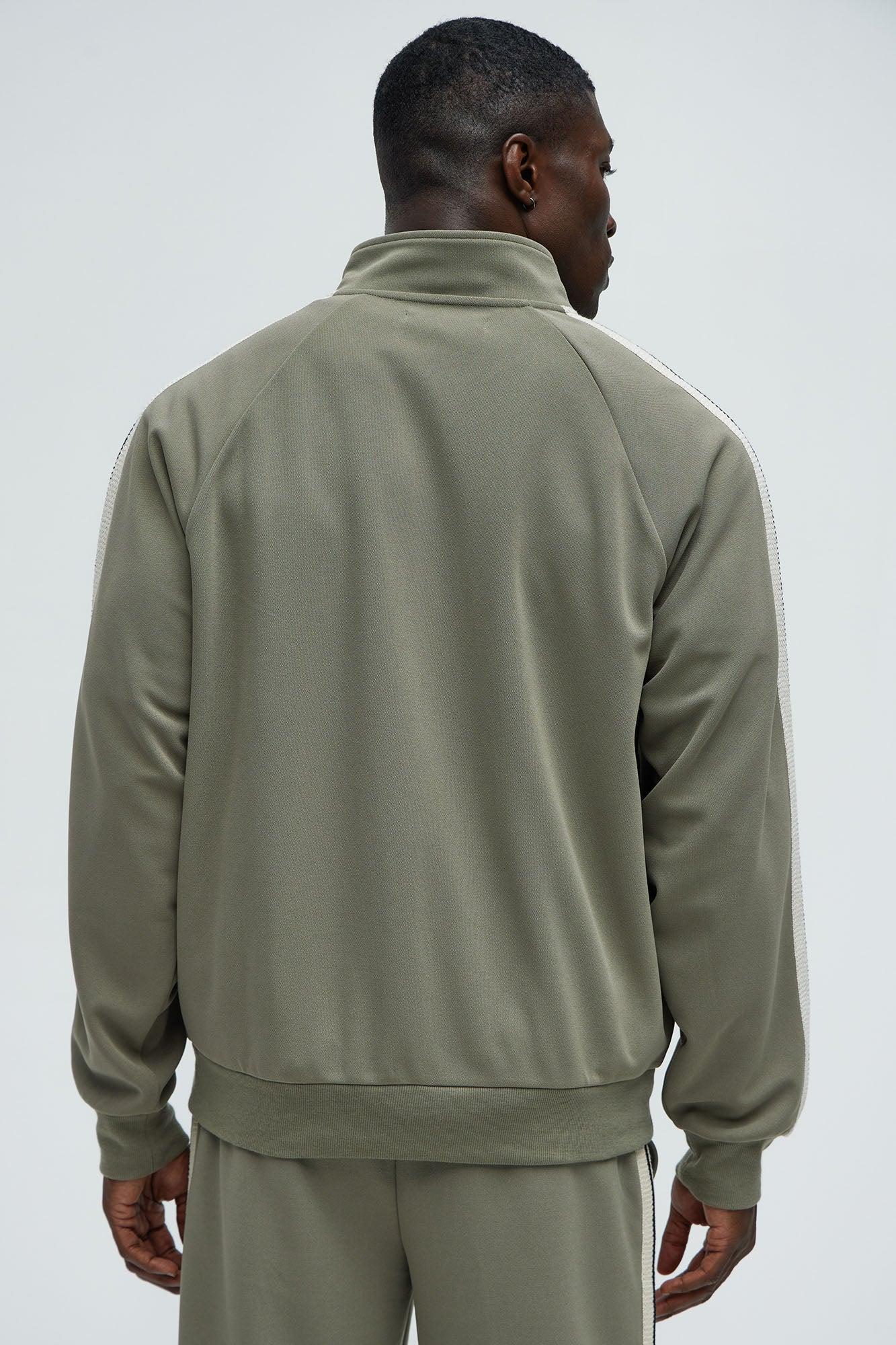 Dennis Track Jacket - Olive Product Image