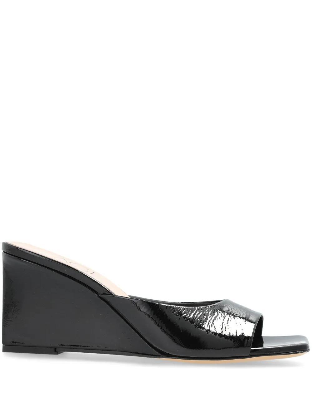 AGL ATTILIO GIUSTI LEOMBRUNI 75mm Mimi S Slides In Black Product Image