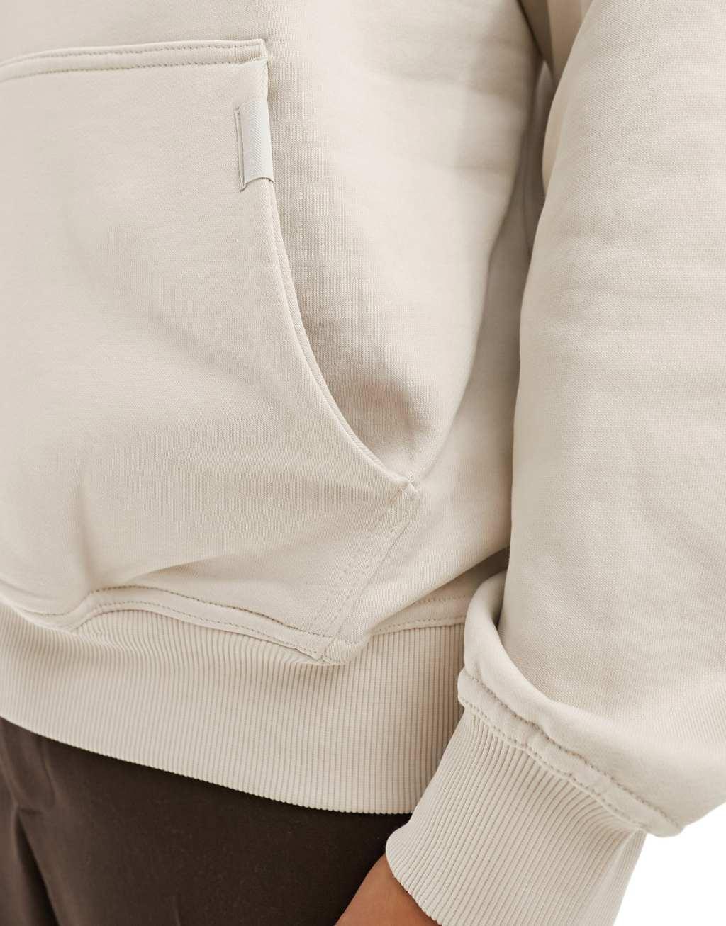 Jack & Jones oversized hoodie in beige Product Image