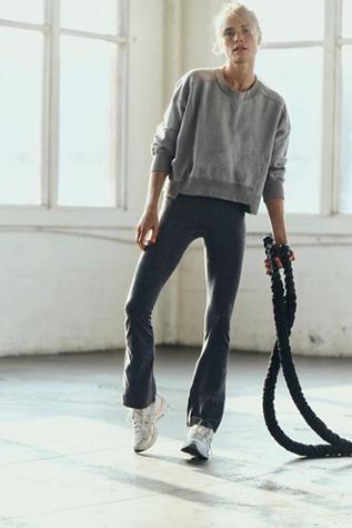 Never Better Heather Straight-Leg Pants Product Image