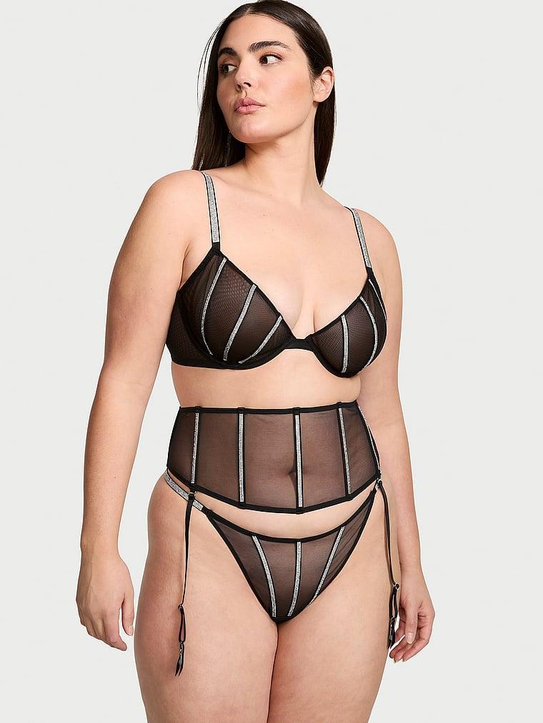 Sheer Shine Unlined Low-Cut Demi Bra Product Image