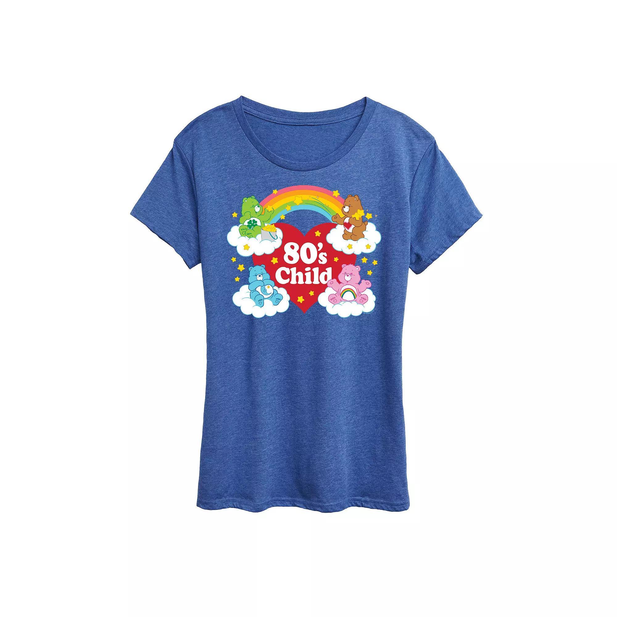 Womens Care Bears 80s Child Graphic Tee, Girls Product Image
