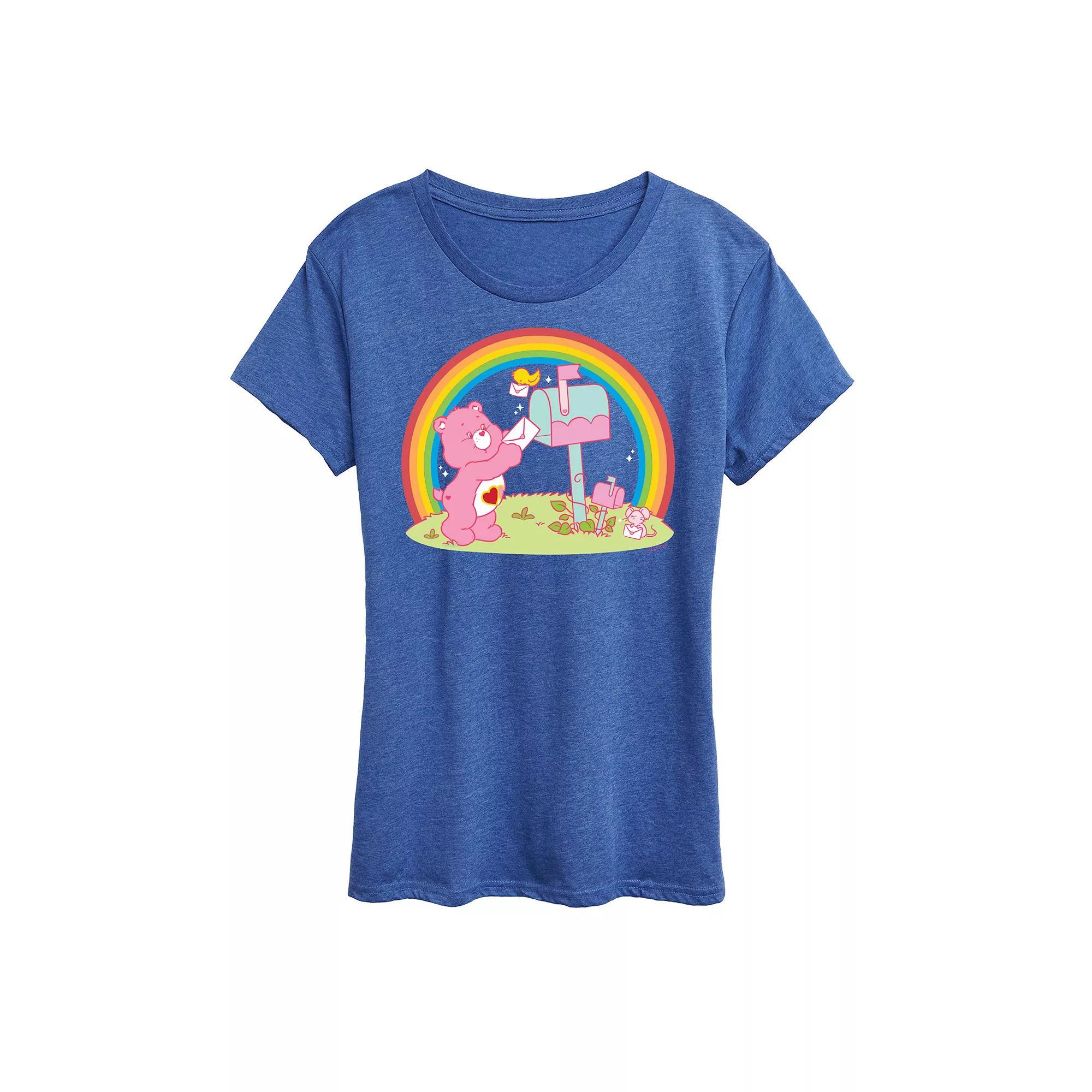 Womens Care Bears Powered By Friendship Graphic Tee, Girls Grey Gray Product Image