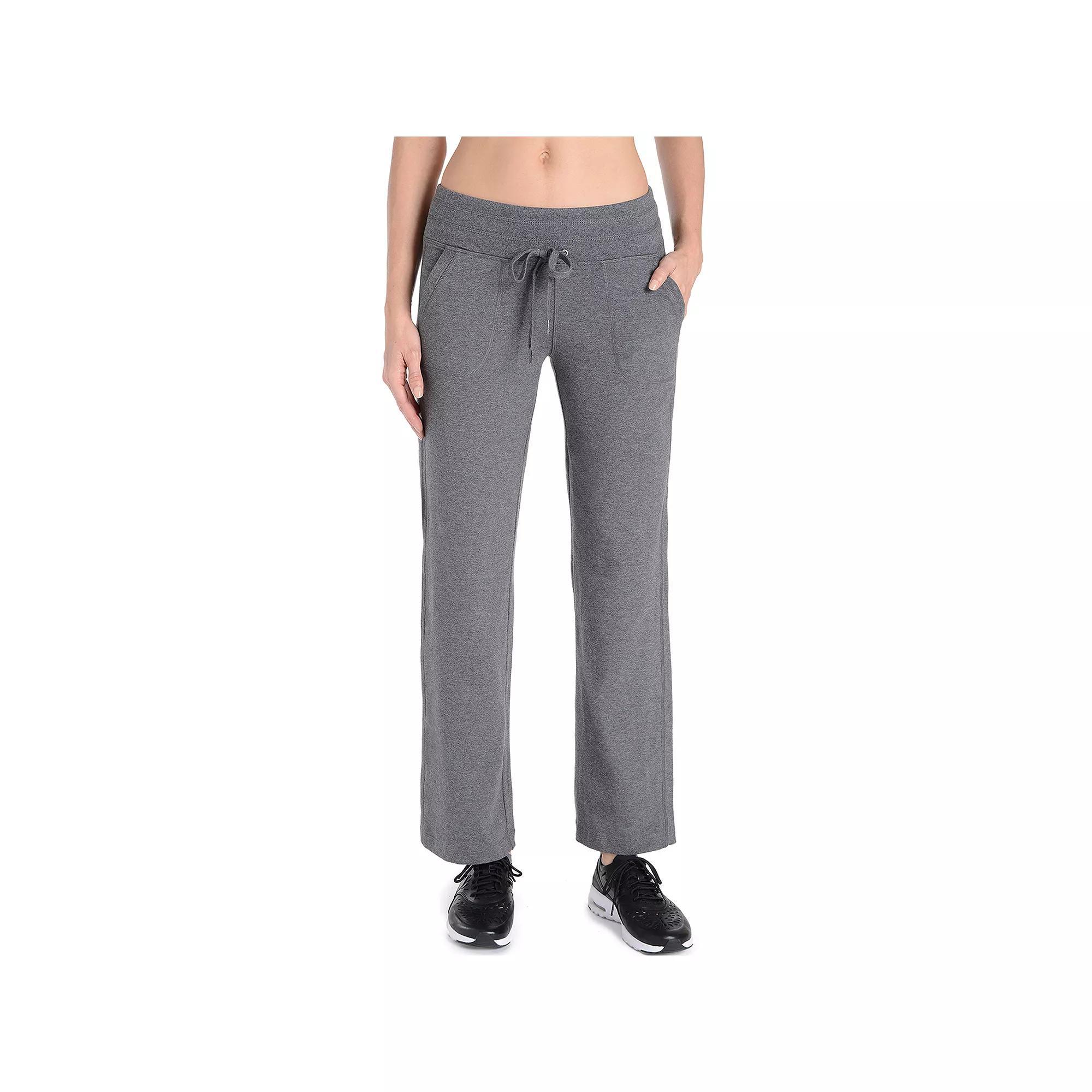 Womens Danskin Drawstring Lounge Pants Grey Gray Heather Product Image