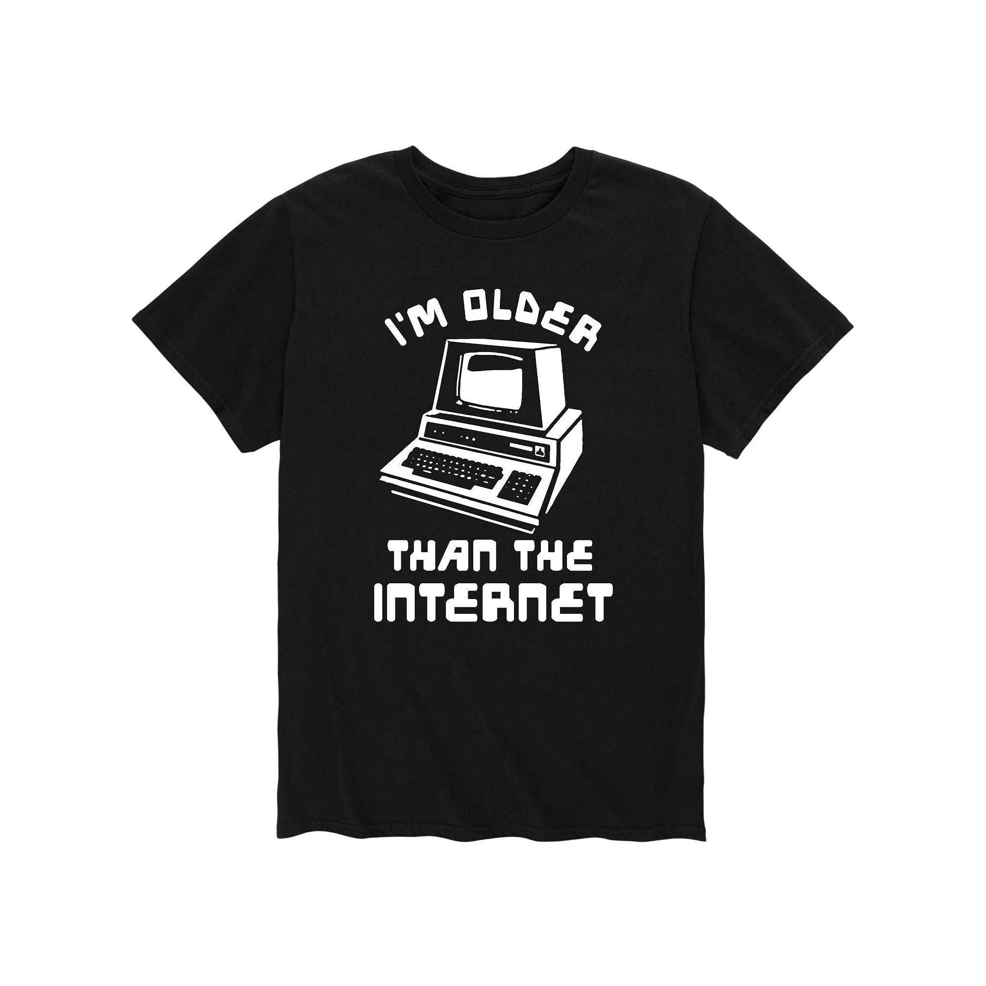 Mens Older Than Internet Tee Product Image