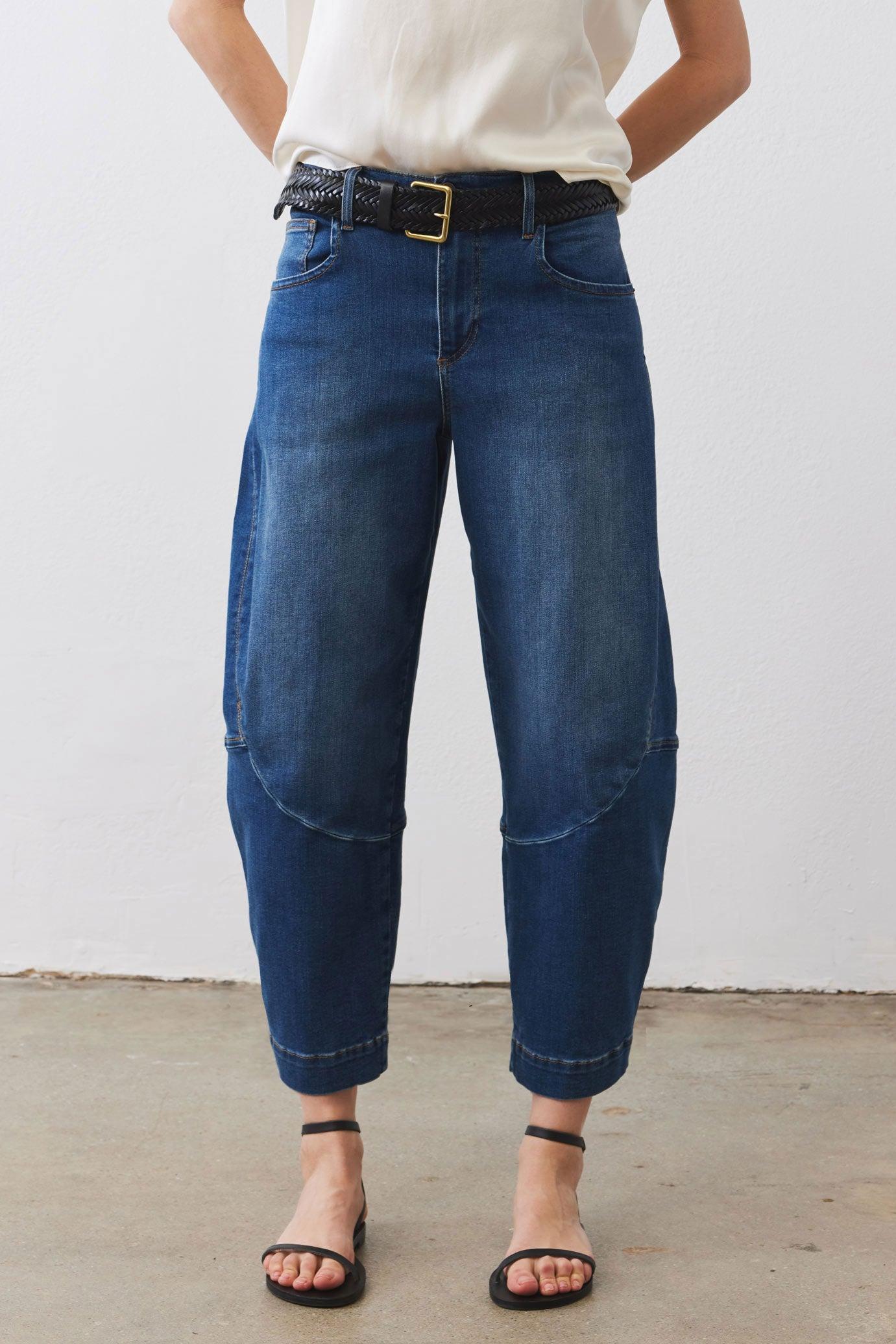 The Petite Denim Wide-ish Pants Product Image