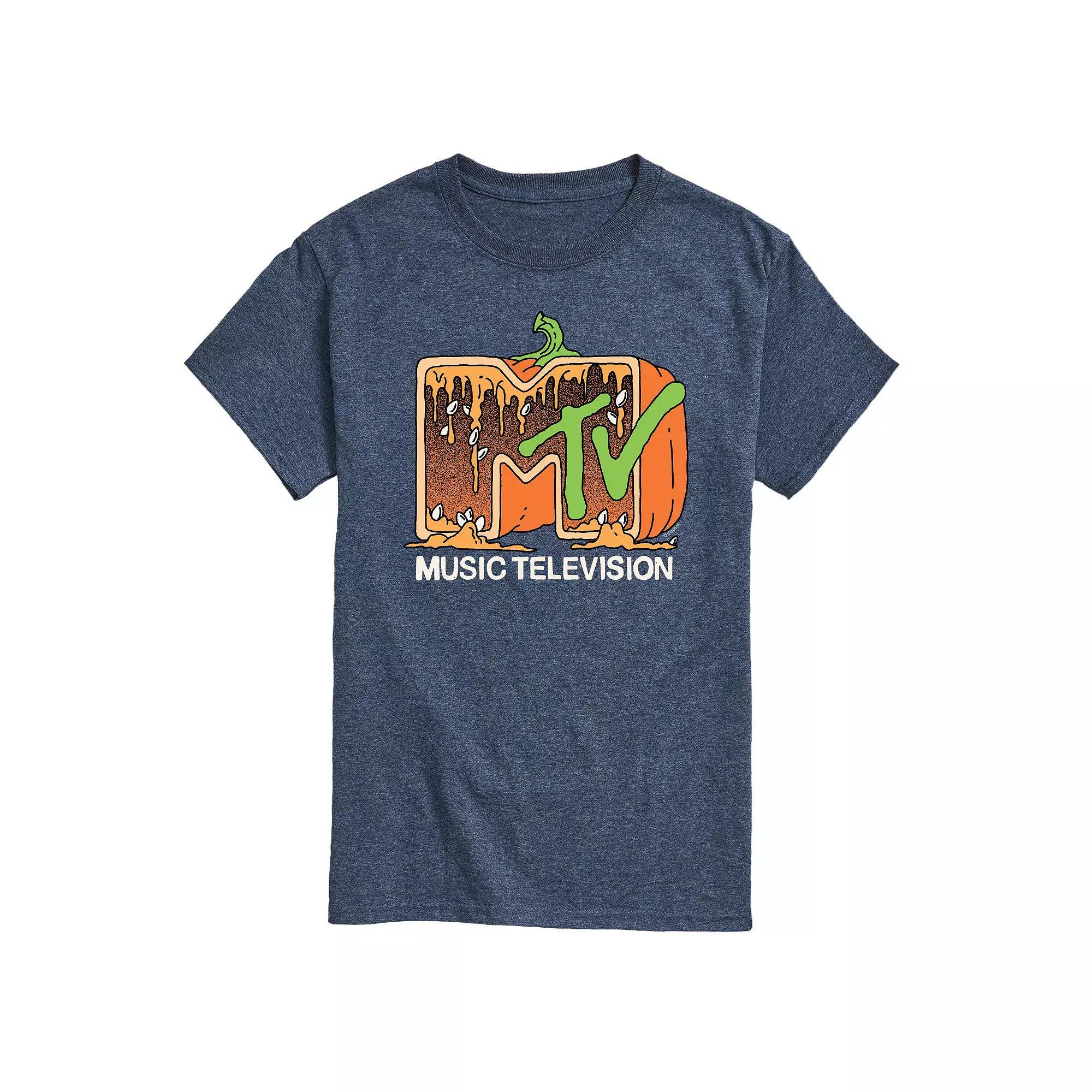 Mens MTV Pumpkin Graphic Tee Product Image