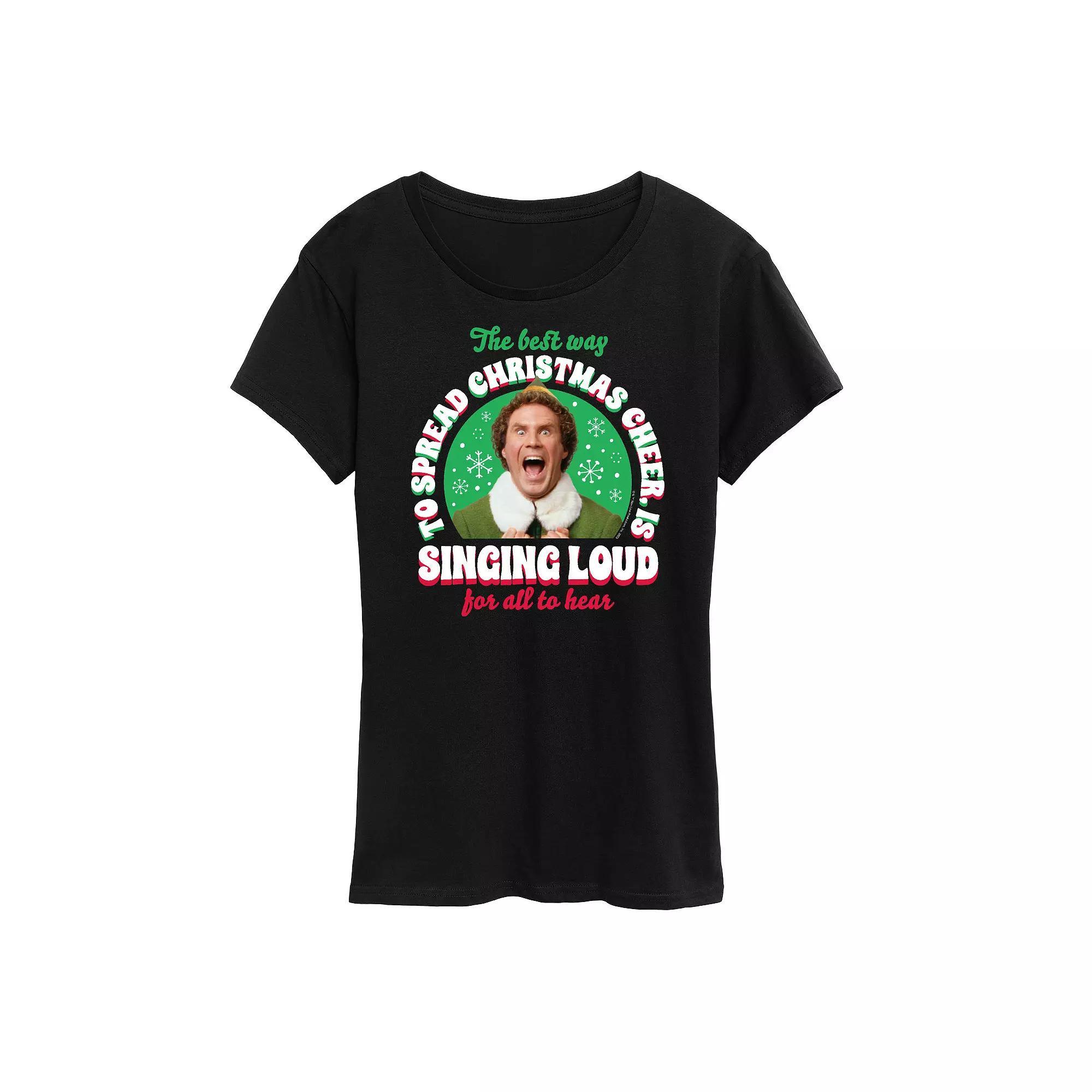 Women's Dr. Seuss The Grinch Presence Present Graphic Tee, Girl's, Size: XL, Black Product Image