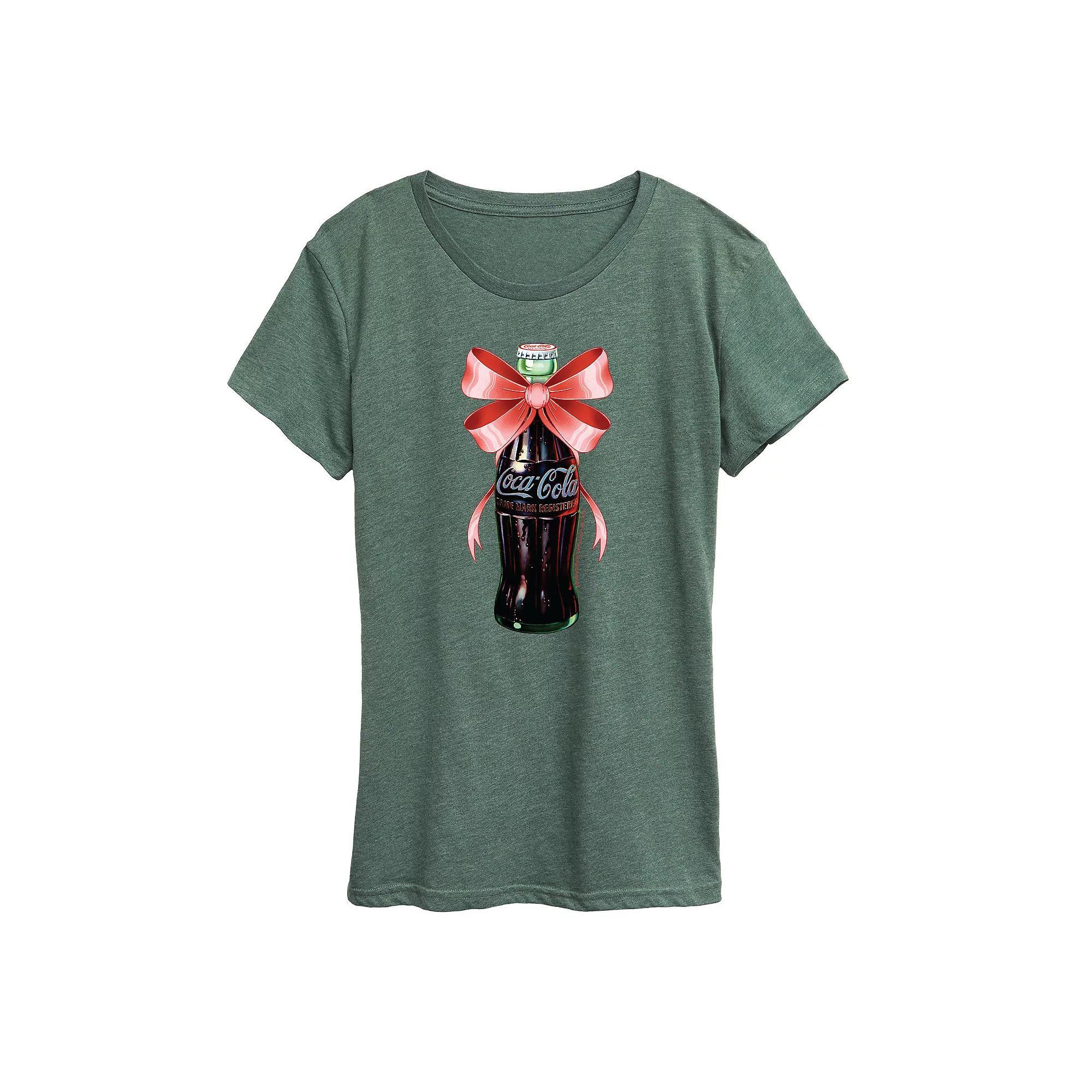 Womens Bunny Outline Graphic Tee Grey Green Product Image