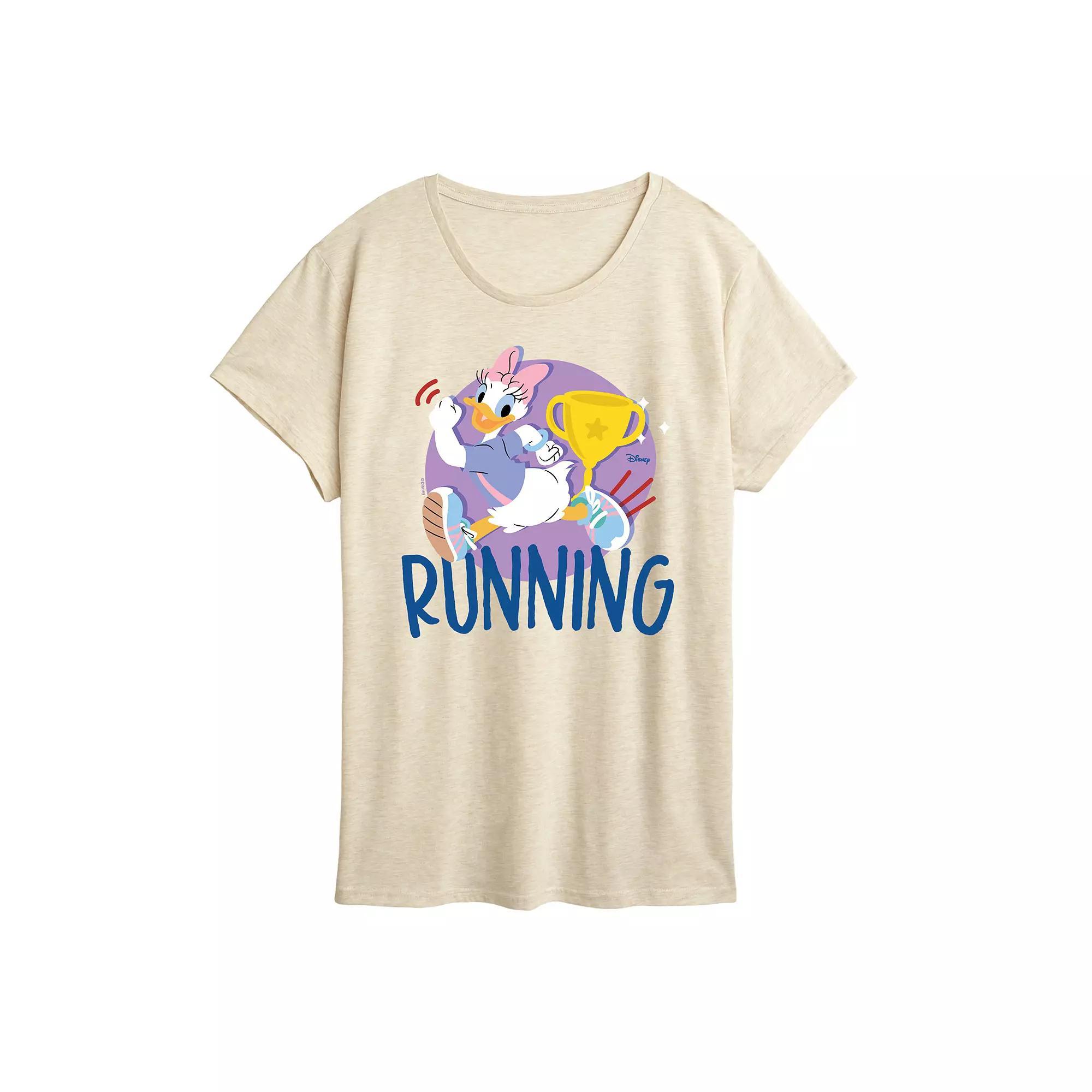 Disneys Daisy Duck Womens Running Graphic Tee Product Image