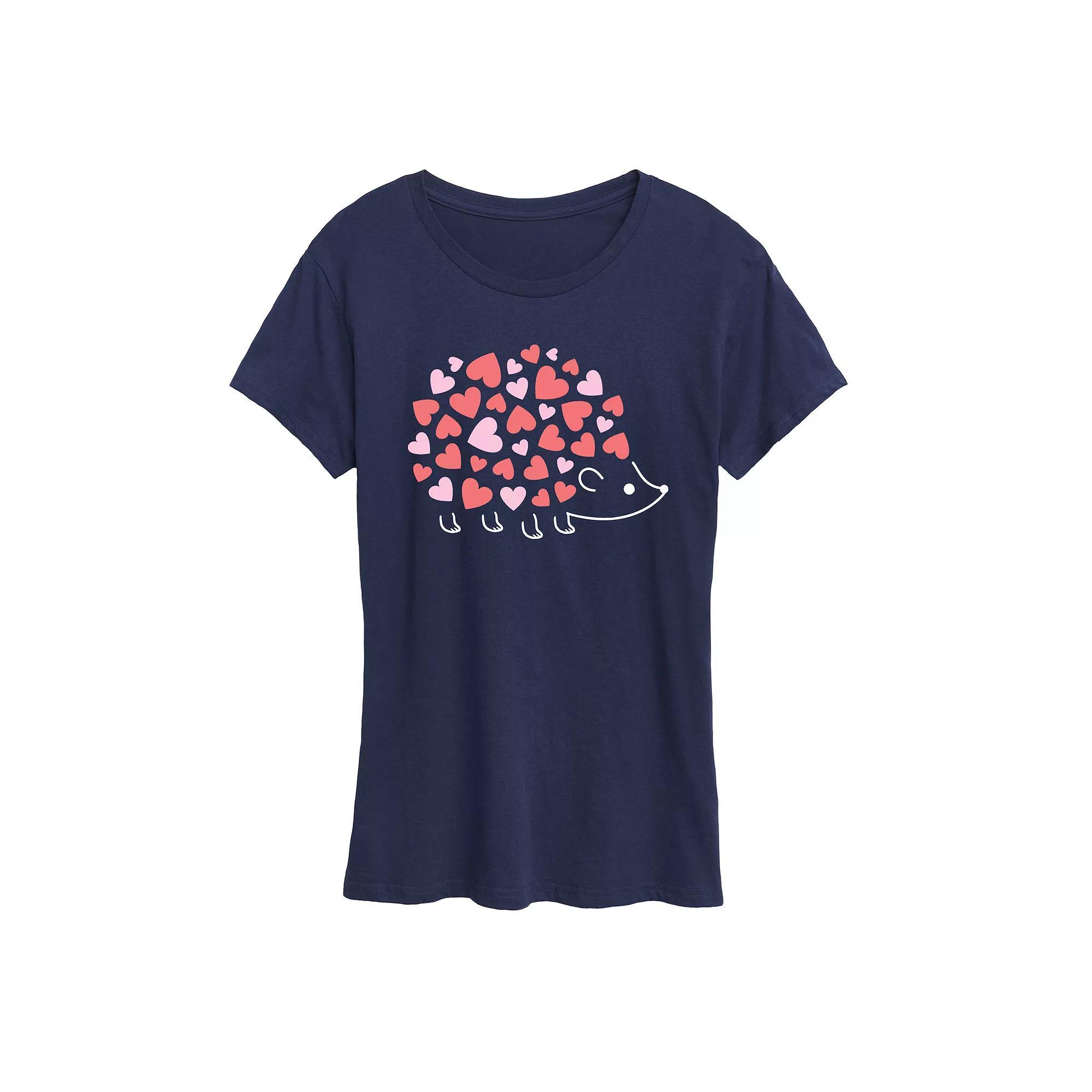 Womens Mickeys Bee Circle Graphic Tee Heather Grey Product Image