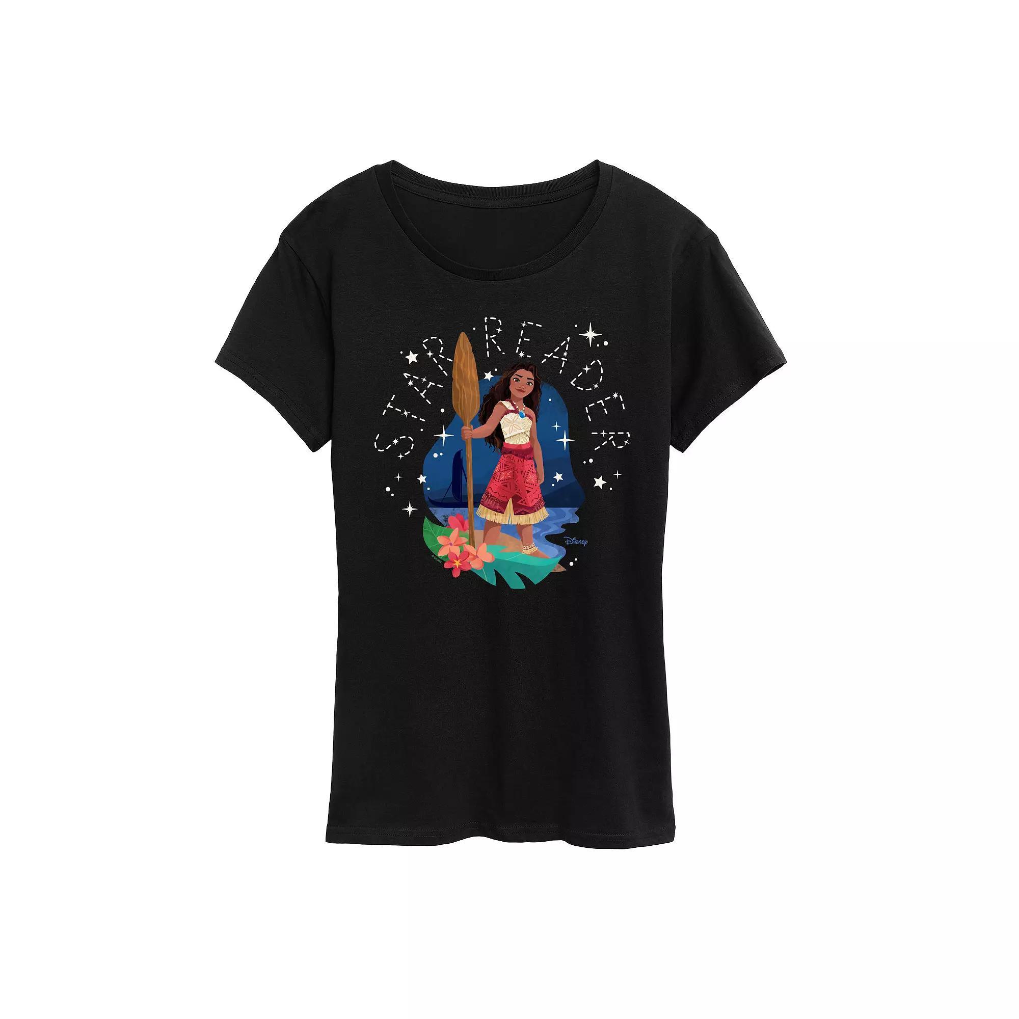 Disneys Moana 2 Womens Star Reader Graphic Tee Product Image