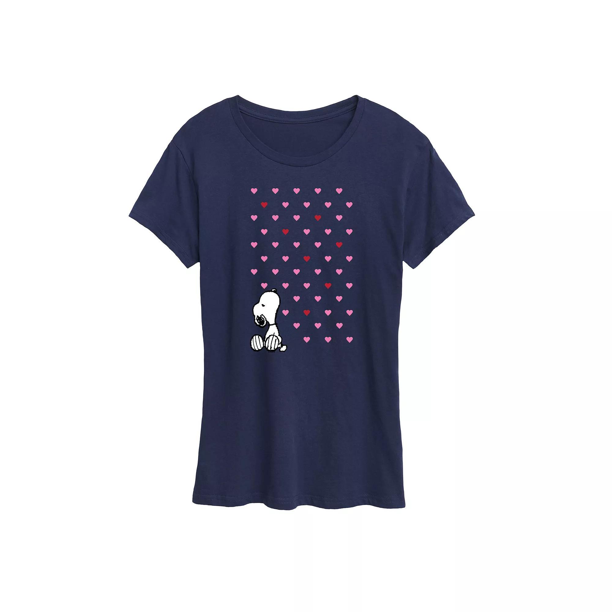 Women's Barbie® Logo Winter Stars Graphic Tee, Girl's, Size: Large, Heather Grey Product Image