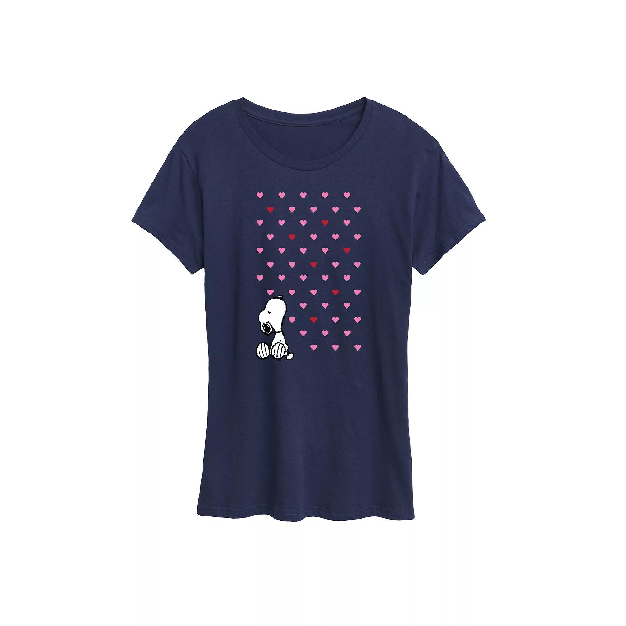 Women's Barbie® Logo Winter Stars Graphic Tee, Girl's, Size: Large, Heather Grey Product Image