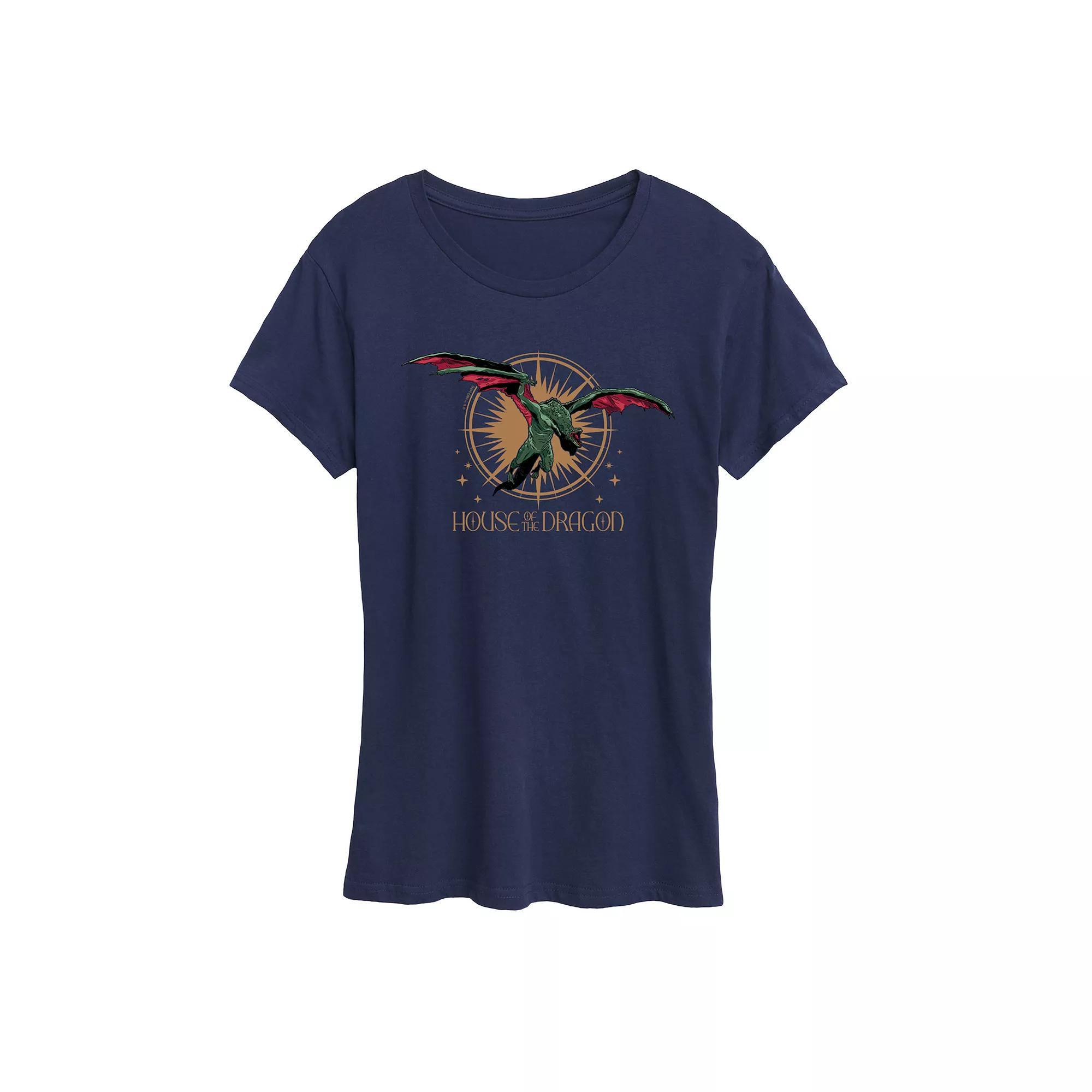 Womens Friends Youre My Lobster Graphic Tee Blue Product Image