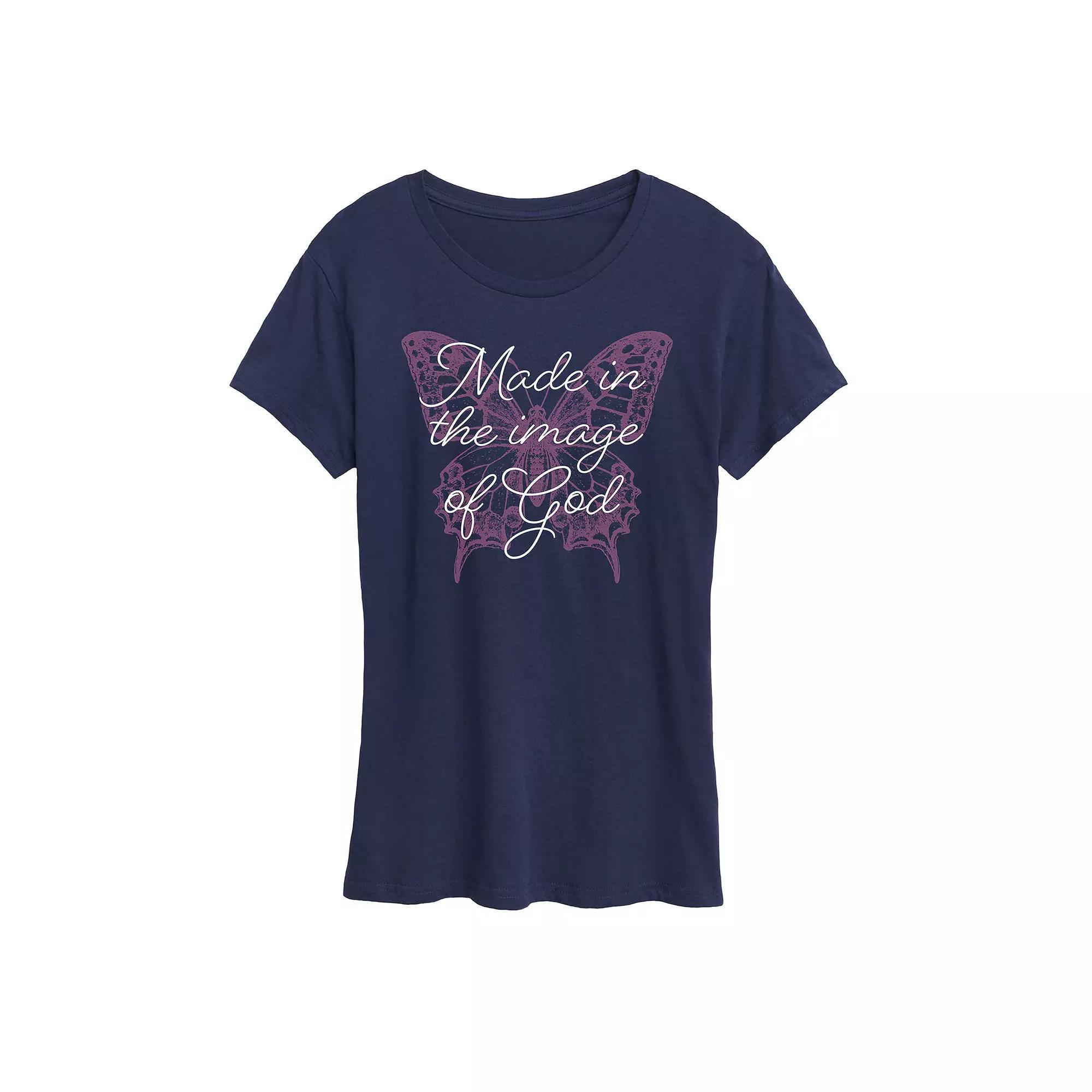 Womens Stand Tall Sunflower Graphic Tee, Girls Product Image