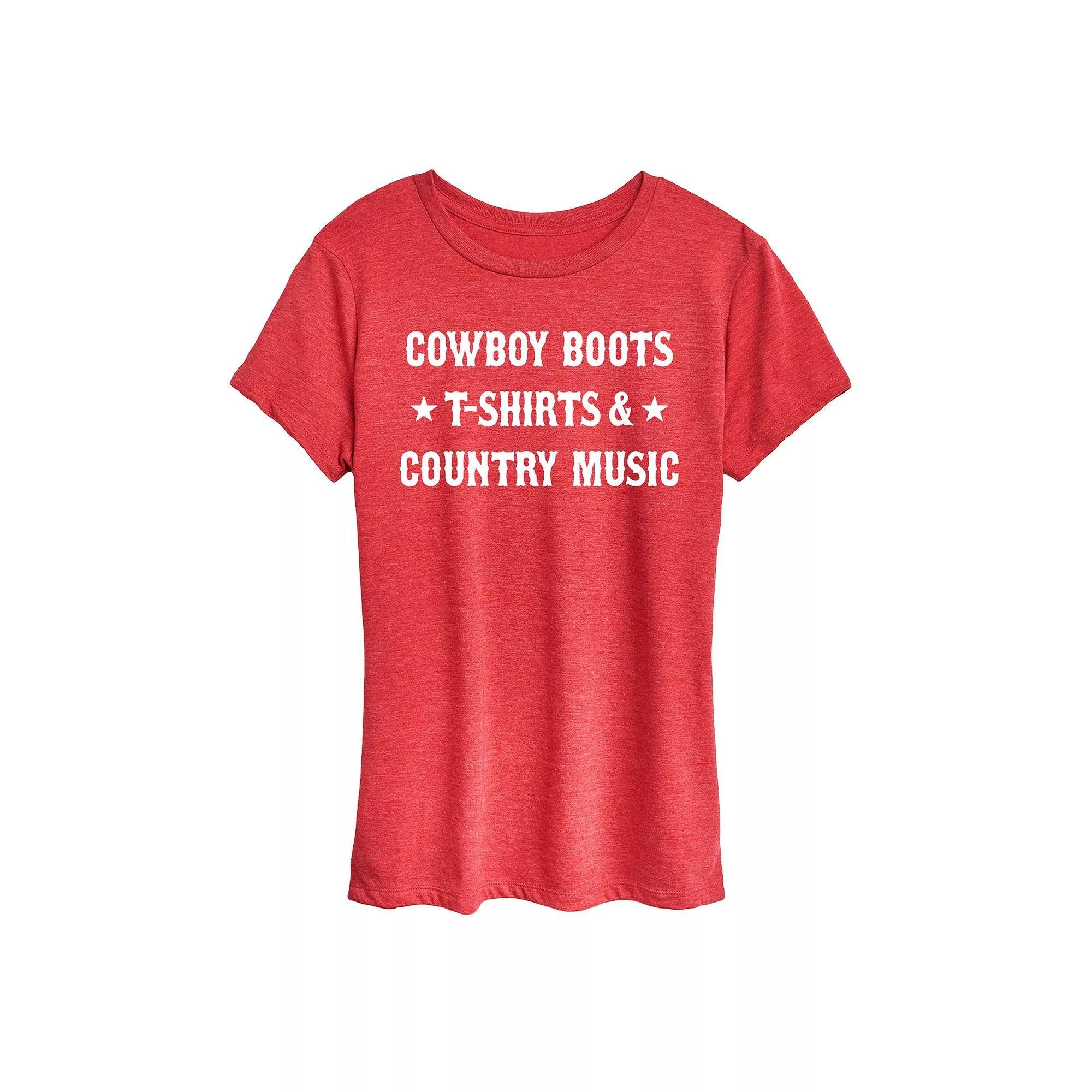 Womens It Is What It Is Graphic Tee, Girls Grey Red Product Image