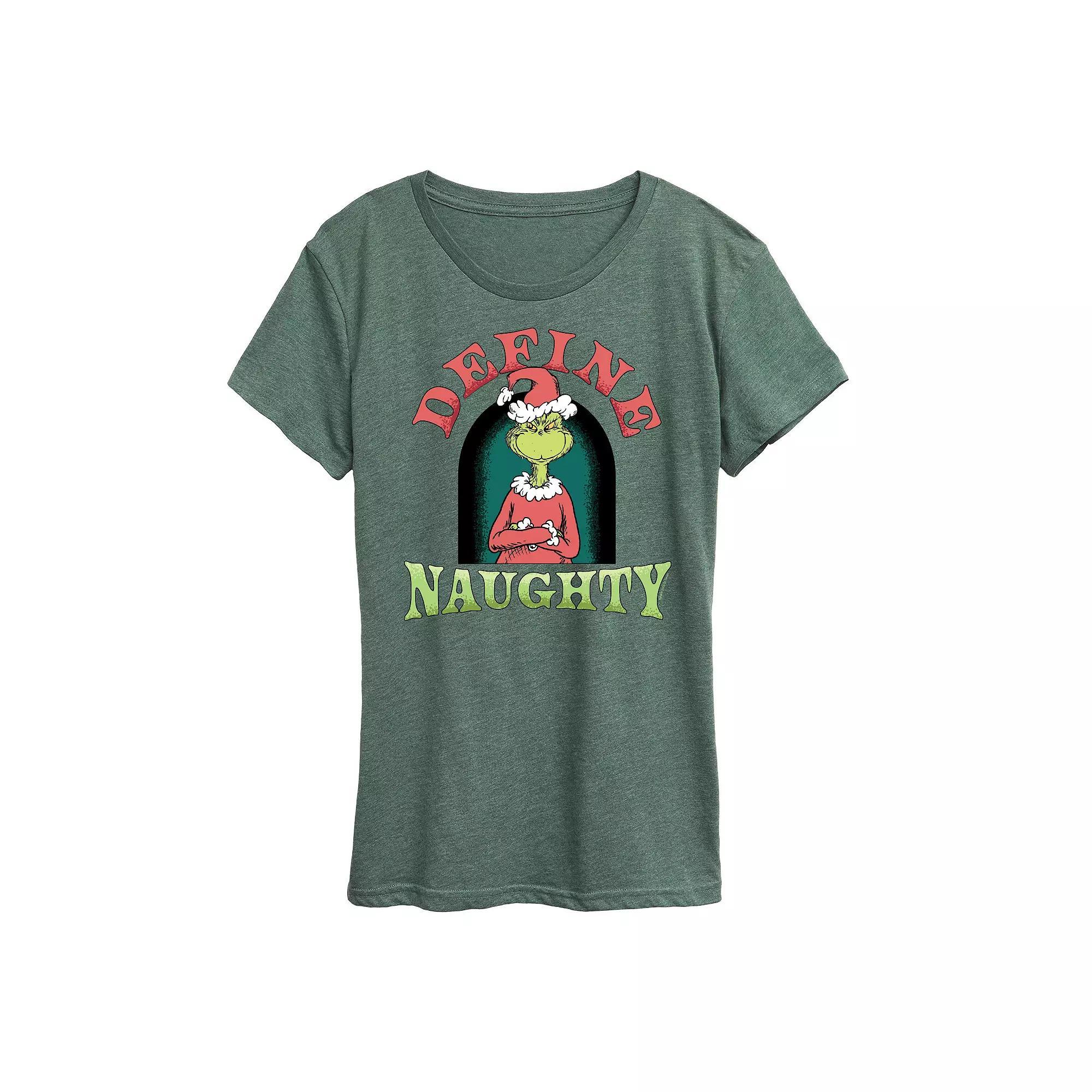Womens Sesame Street Elmo Cares Graphic Tee Grey Green Product Image