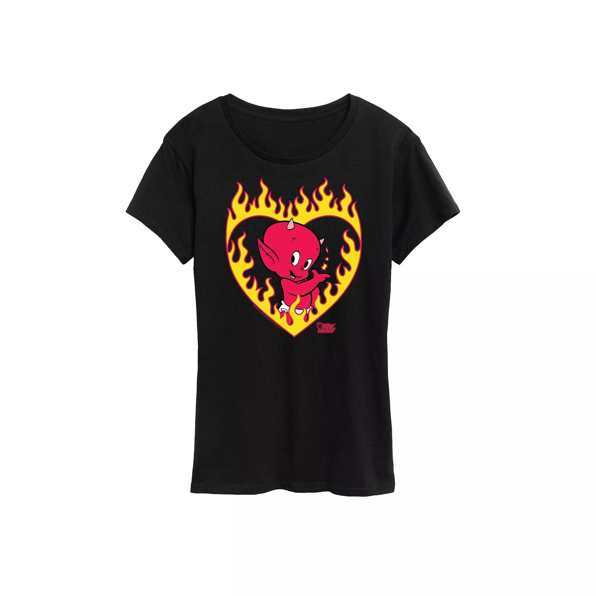 Womens Lotus Flower Outline Graphic Tee Heather Grey Product Image