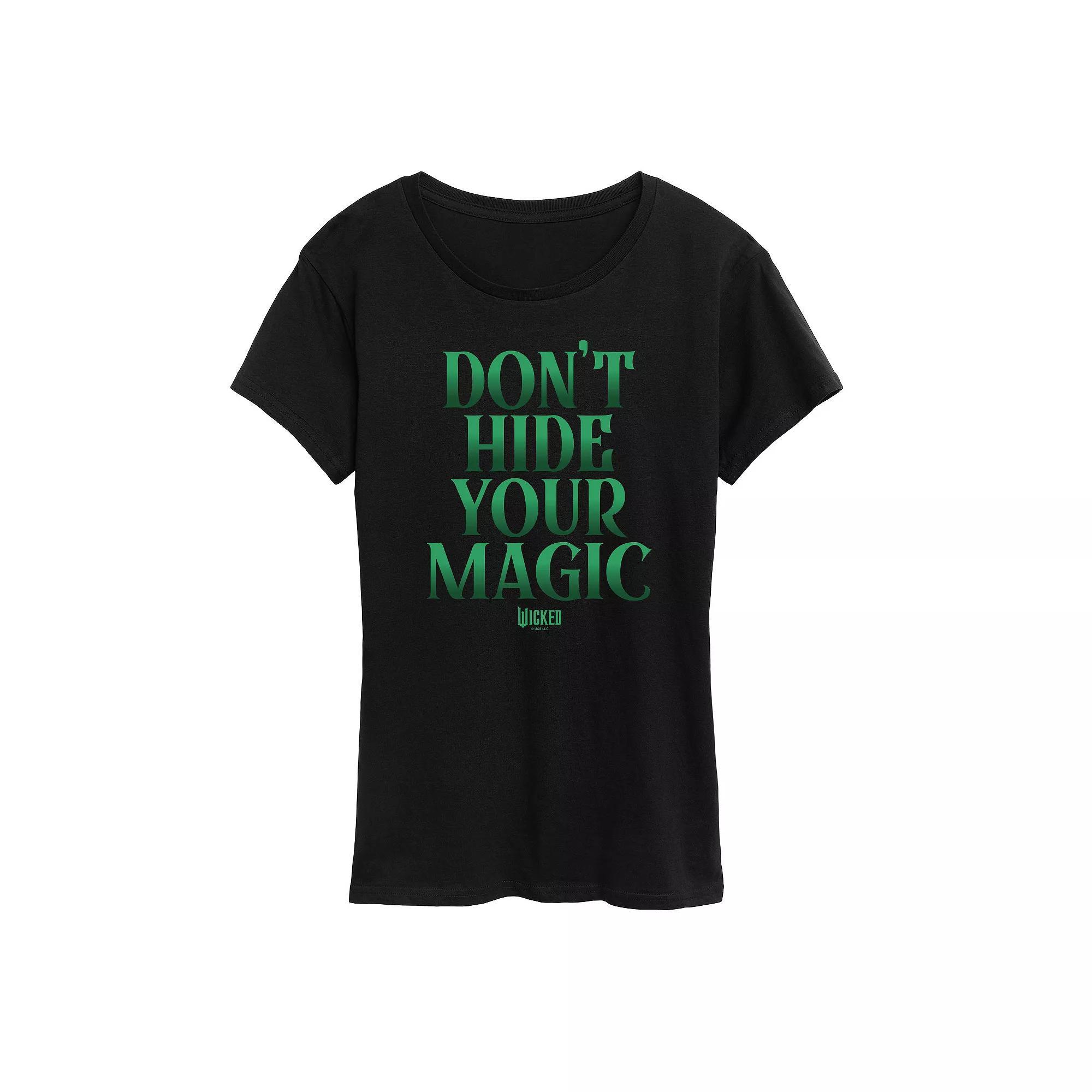 Womens Cat Face Graphic Tee, Girls Product Image